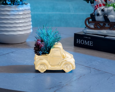 Foto 5 | Foto 5 | Escultura de Camioneta Gold Car de Cerámica