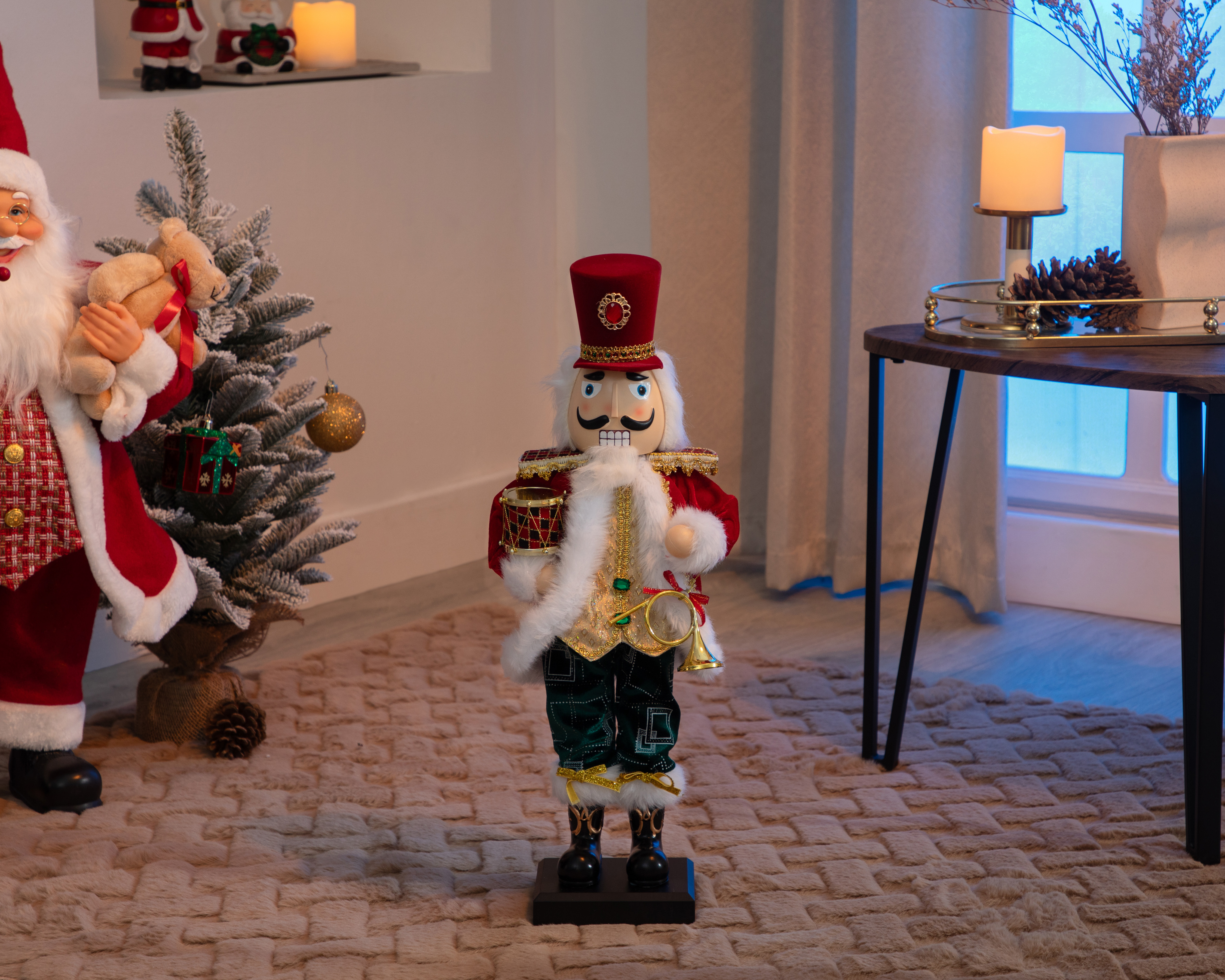 Foto 5 | Foto 5 | Figura Decorativa Cascanueces Navideño Tradi Men de Plástico