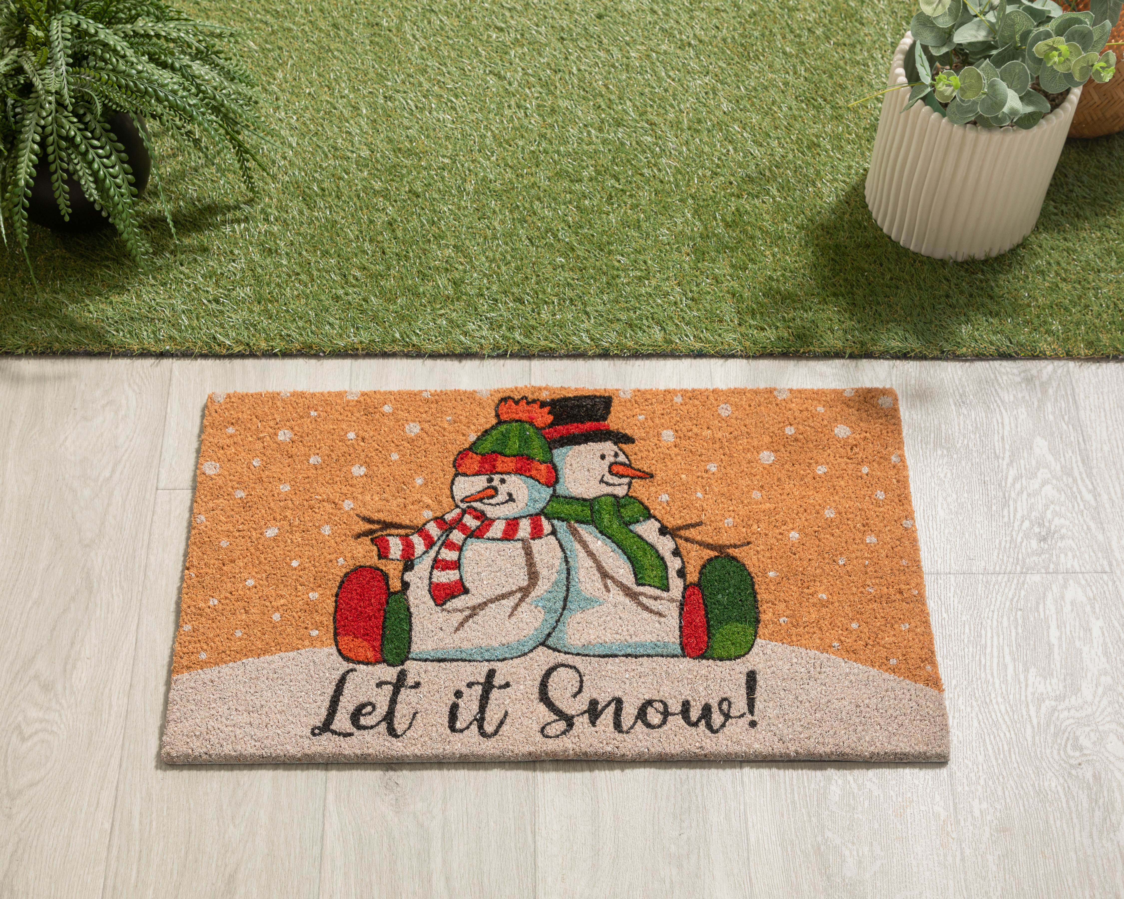 Foto 6 pulgar | Foto 5 | Tapete de Entrada Snowy Friends 75 x 46 cm