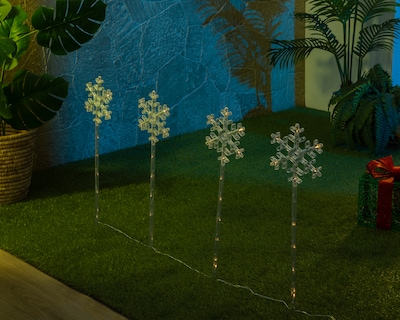 Foto 4 | Foto 5 | Luces Snowflakes Lights 4 Luces Blancas
