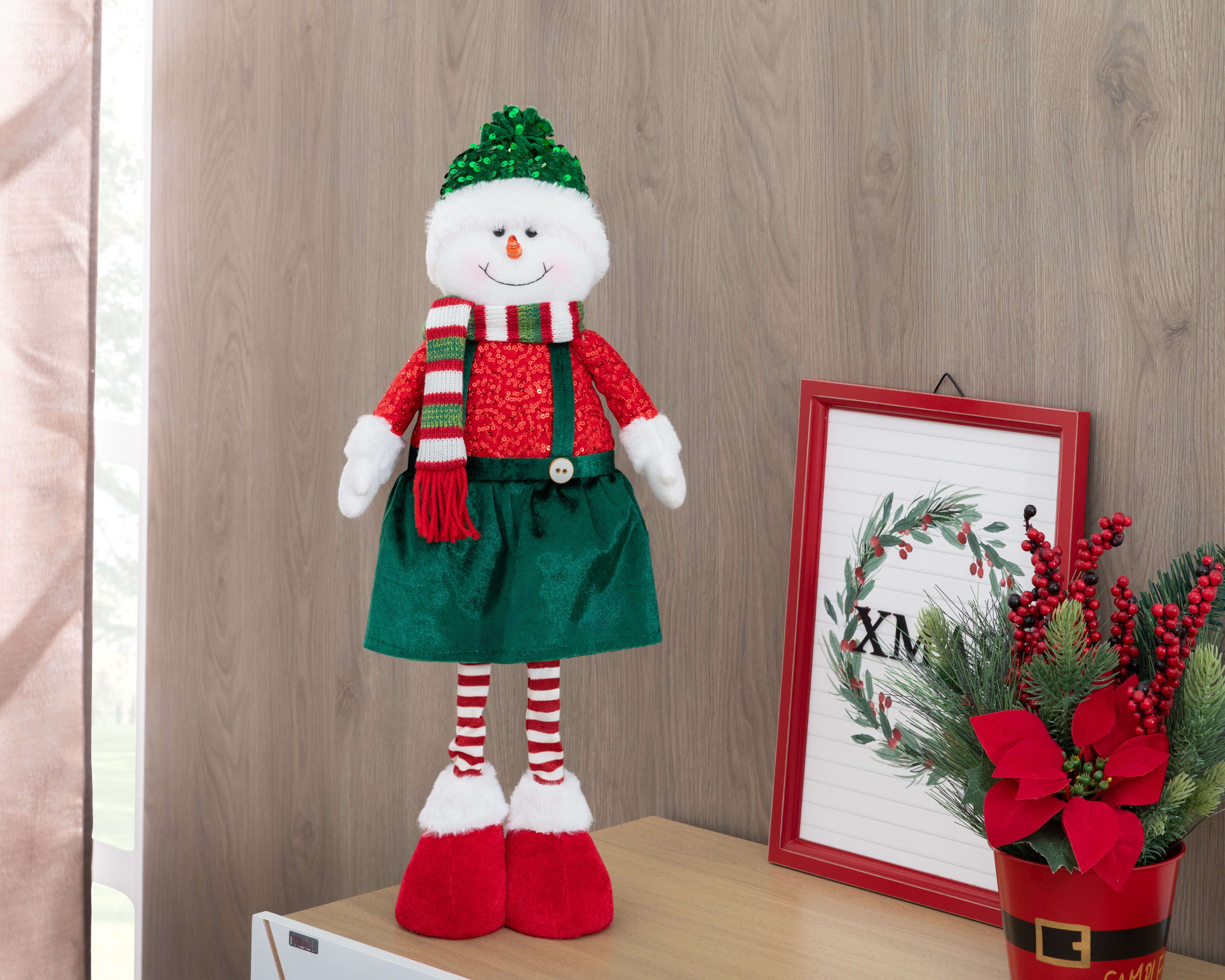 Foto 5 | Foto 5 | Figura Mono de Nieve Navideño Noumi de Poliéster