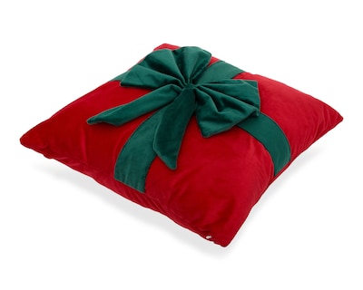 Foto 3 | Foto 3 | Cojín Navideño Rodete Rojo