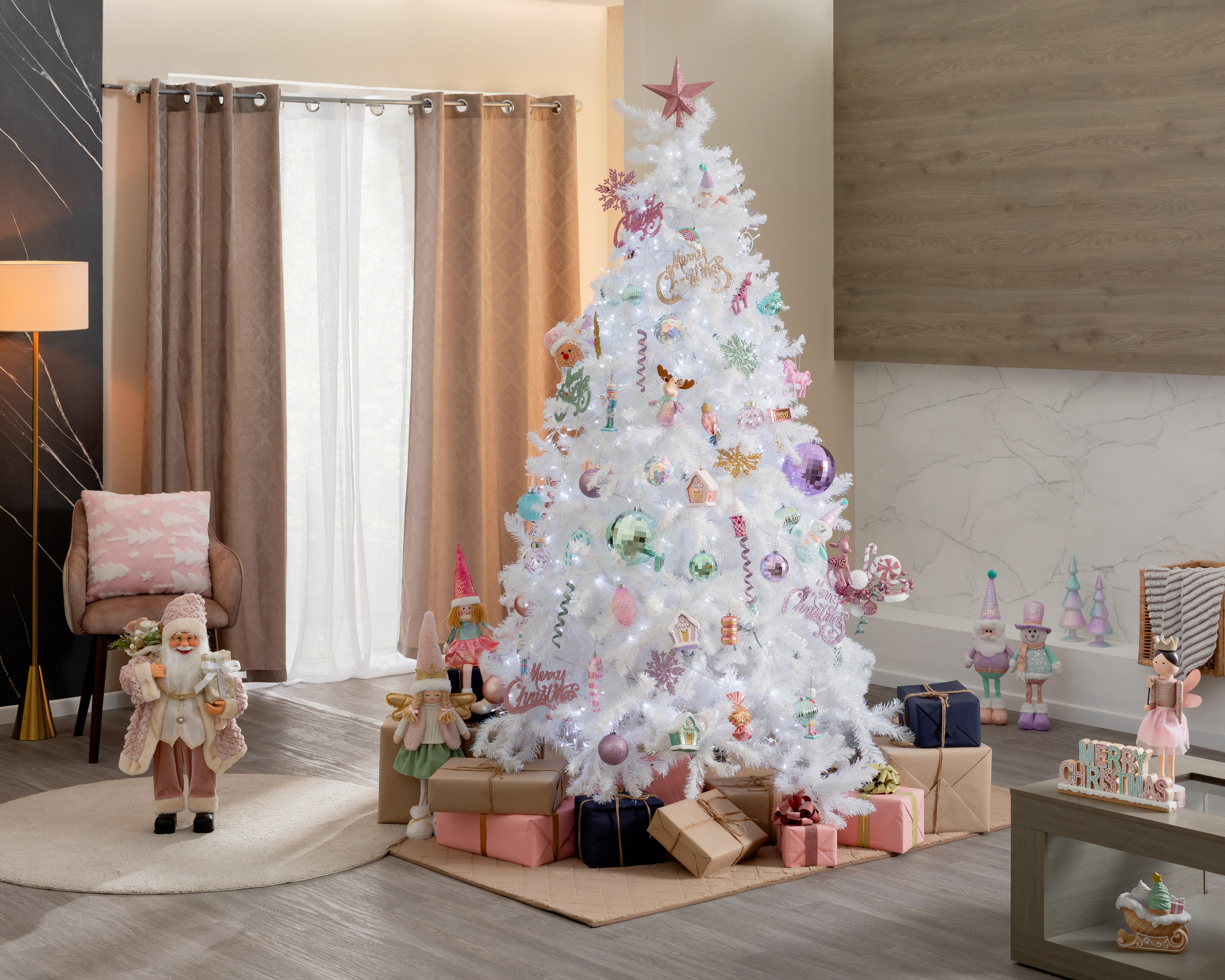 Árbol de Navidad Snow 210 cm