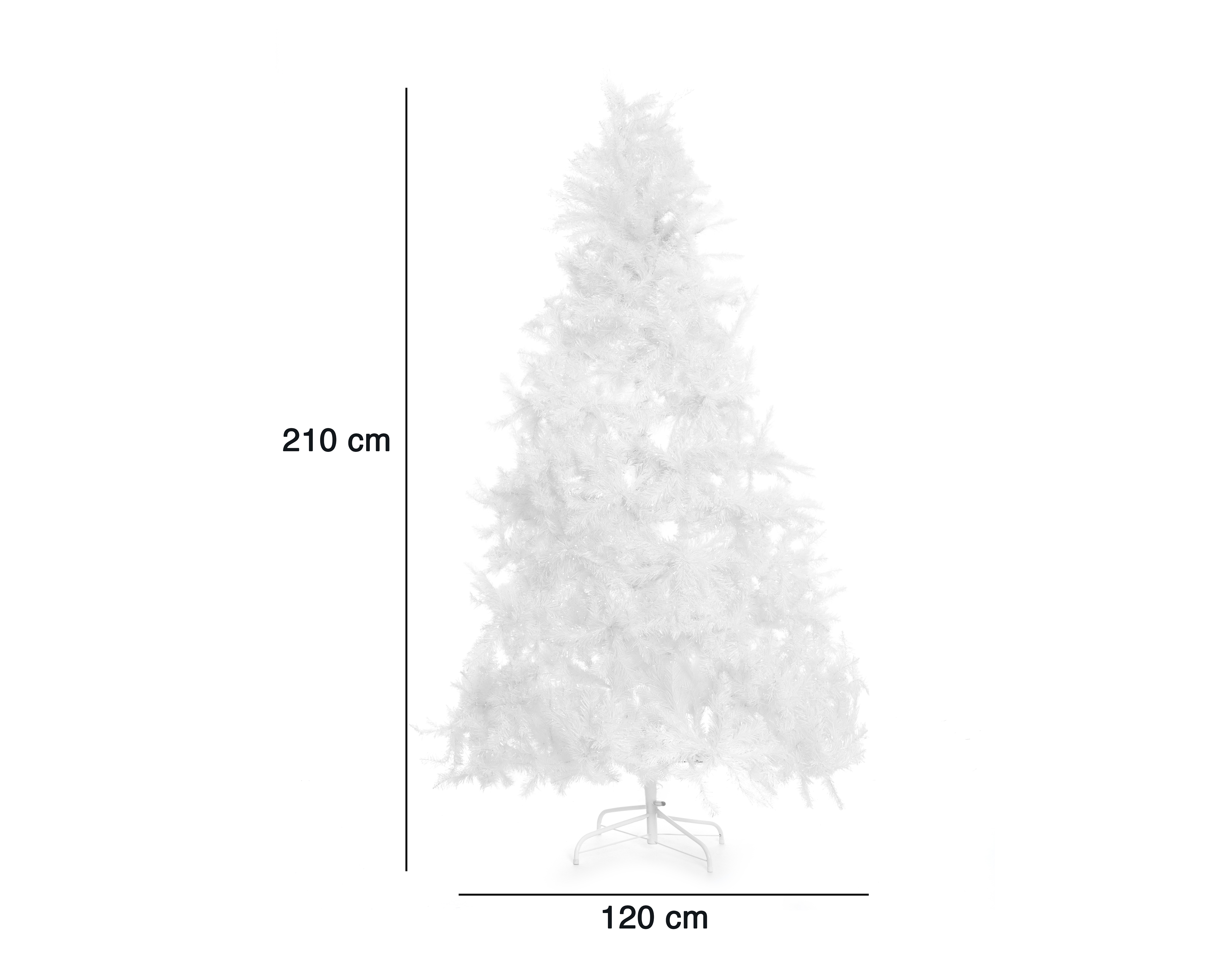 Foto 6 pulgar | Foto 5 | Árbol de Navidad Snow 210 cm
