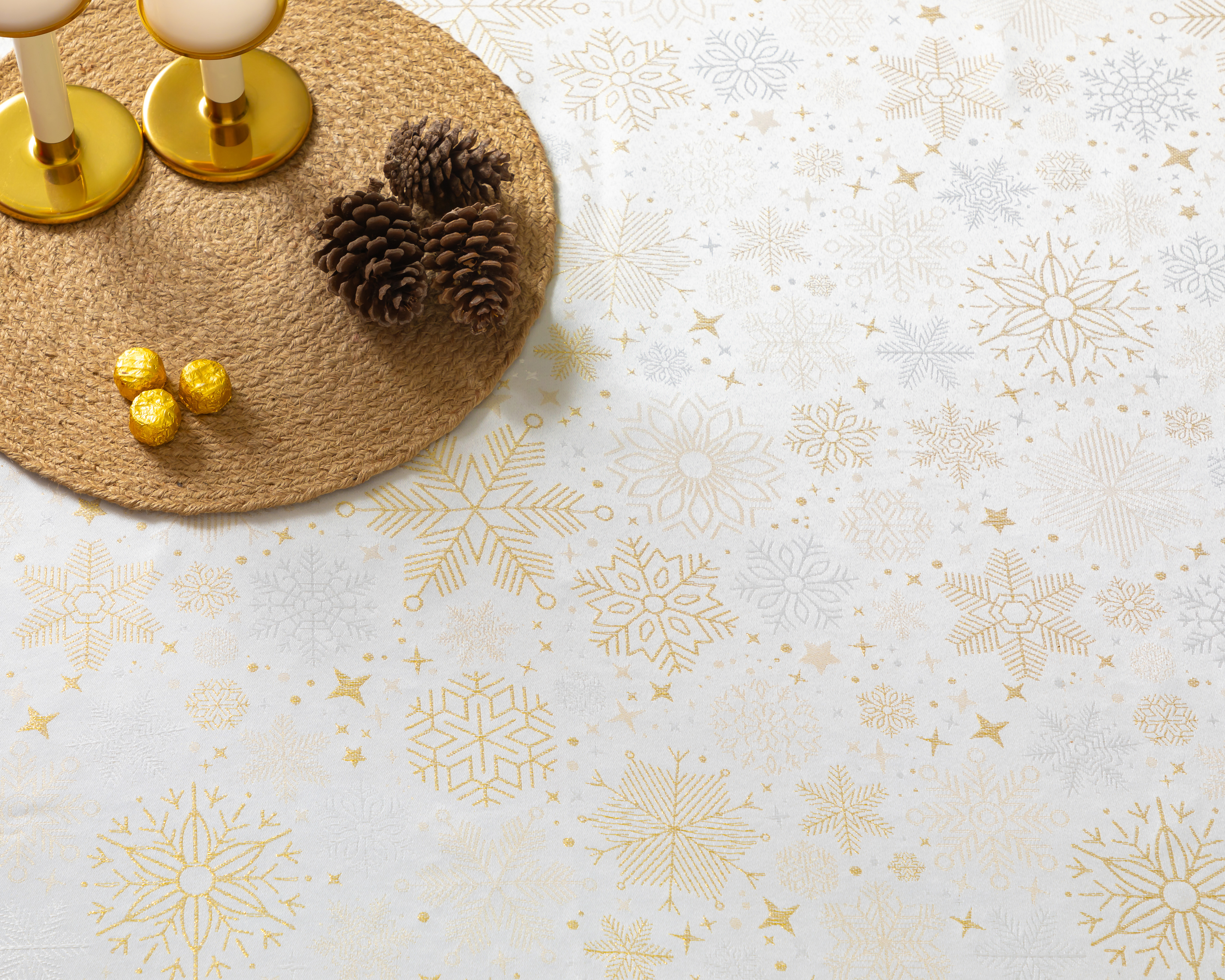 Mantel para Mesa Blanco Starhaus Gina 180 x 140 cm