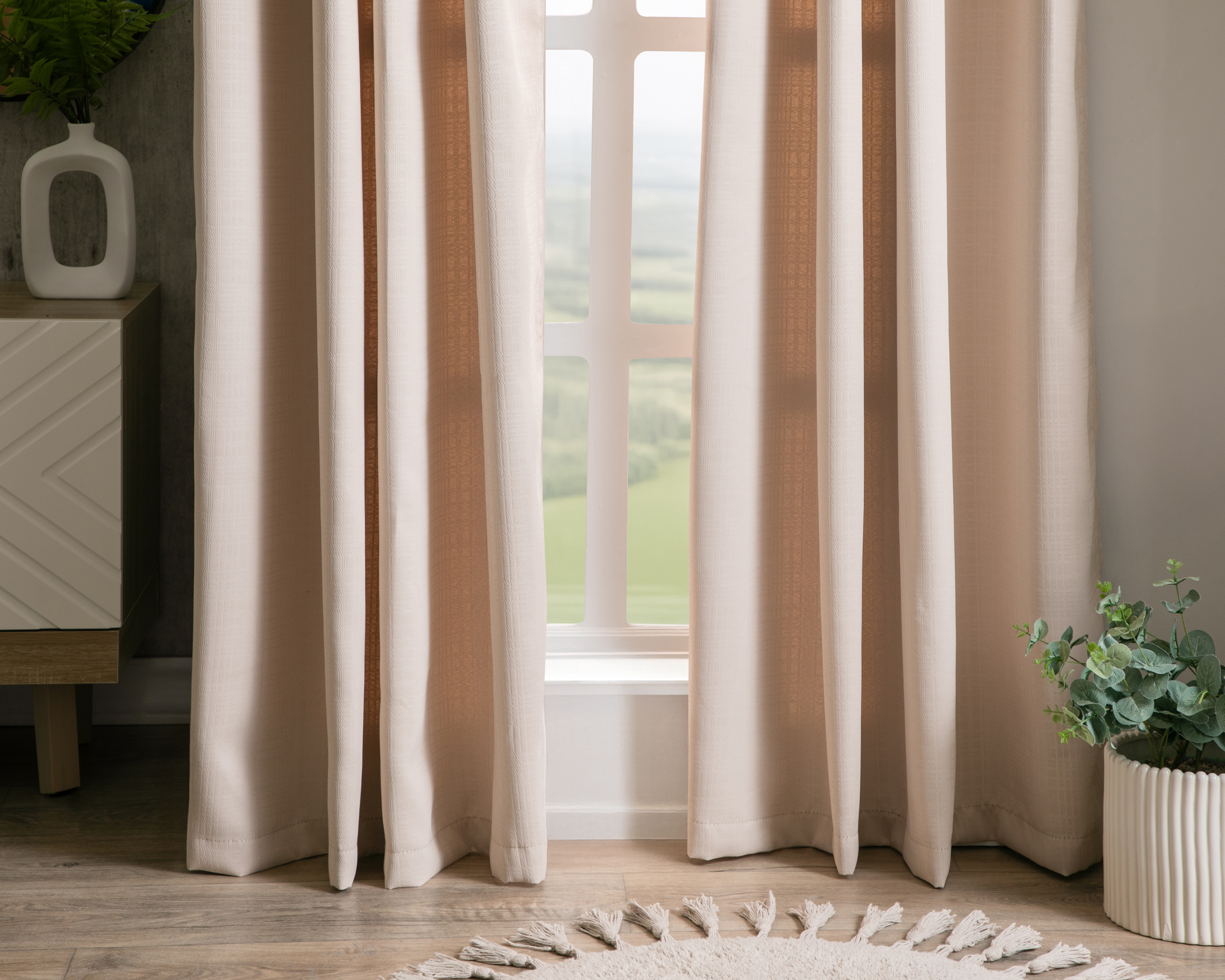 Cortina Alina 140 x 229 cm Beige