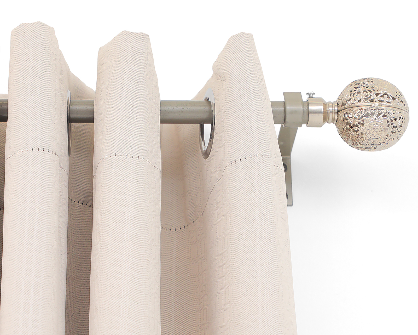 Foto 4 pulgar | Foto 3 | Cortina Alina 140 x 229 cm Beige