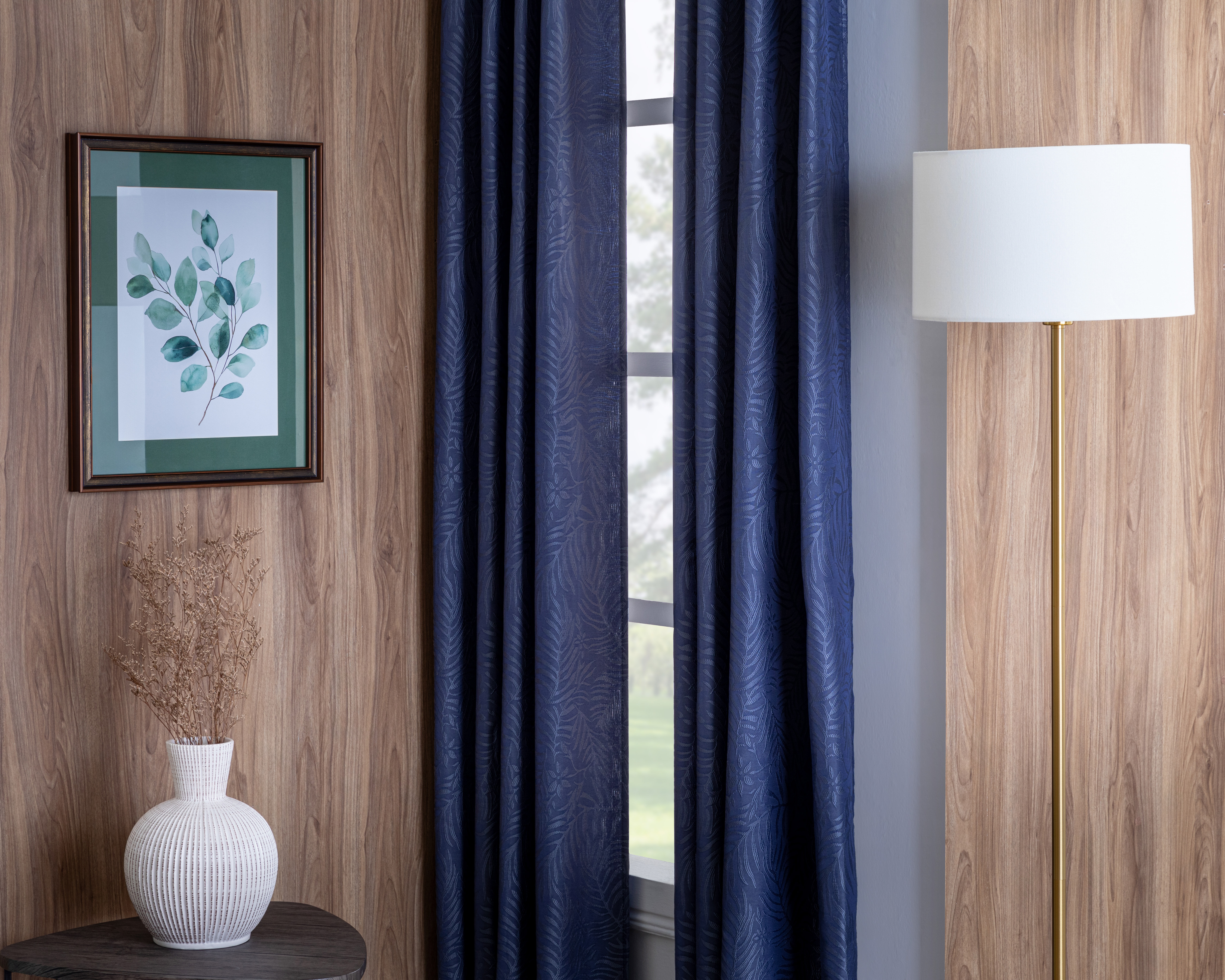 Cortina Darien 140 x 225 cm Azul