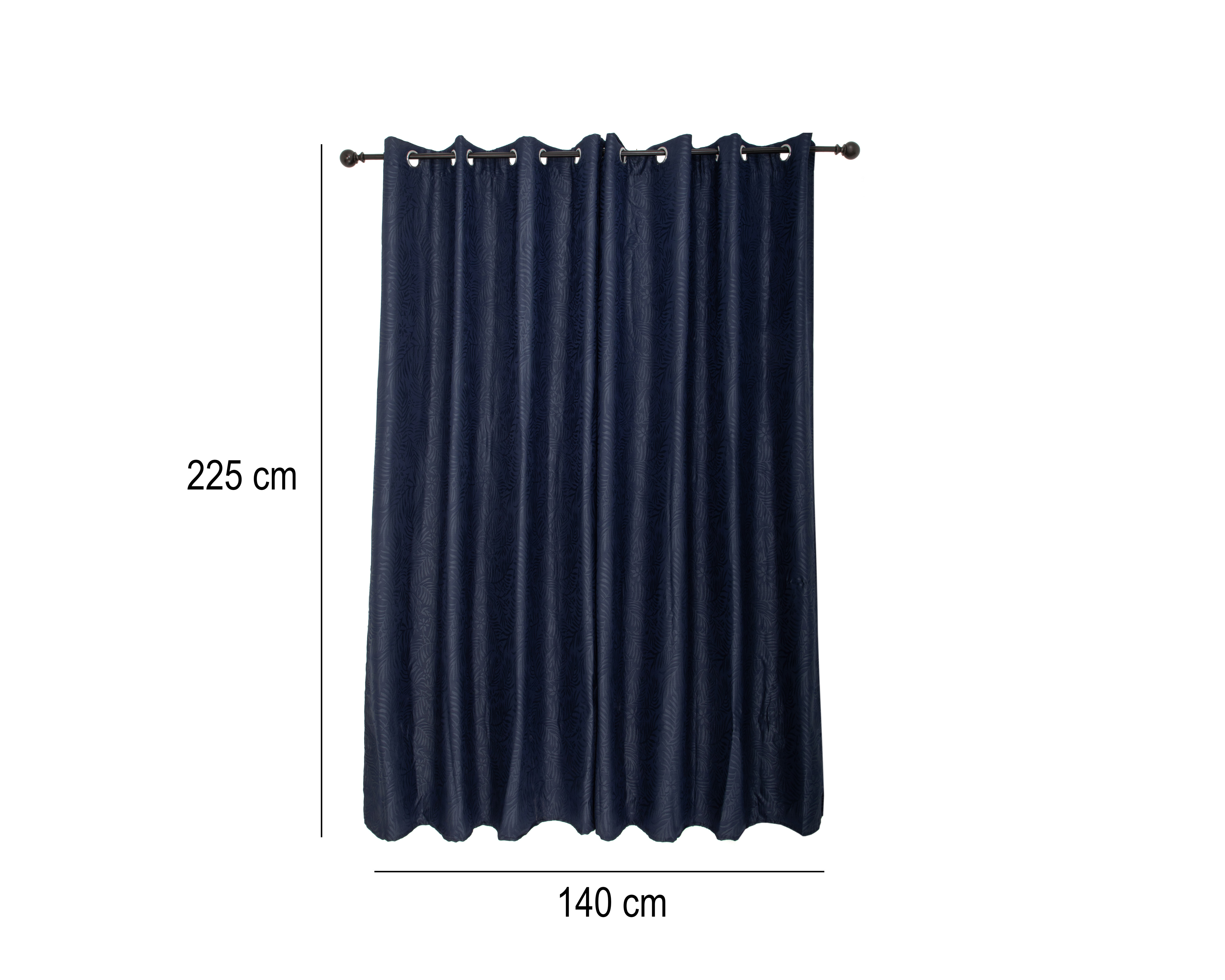 Foto 5 | Foto 5 | Cortina Darien 140 x 225 cm Azul