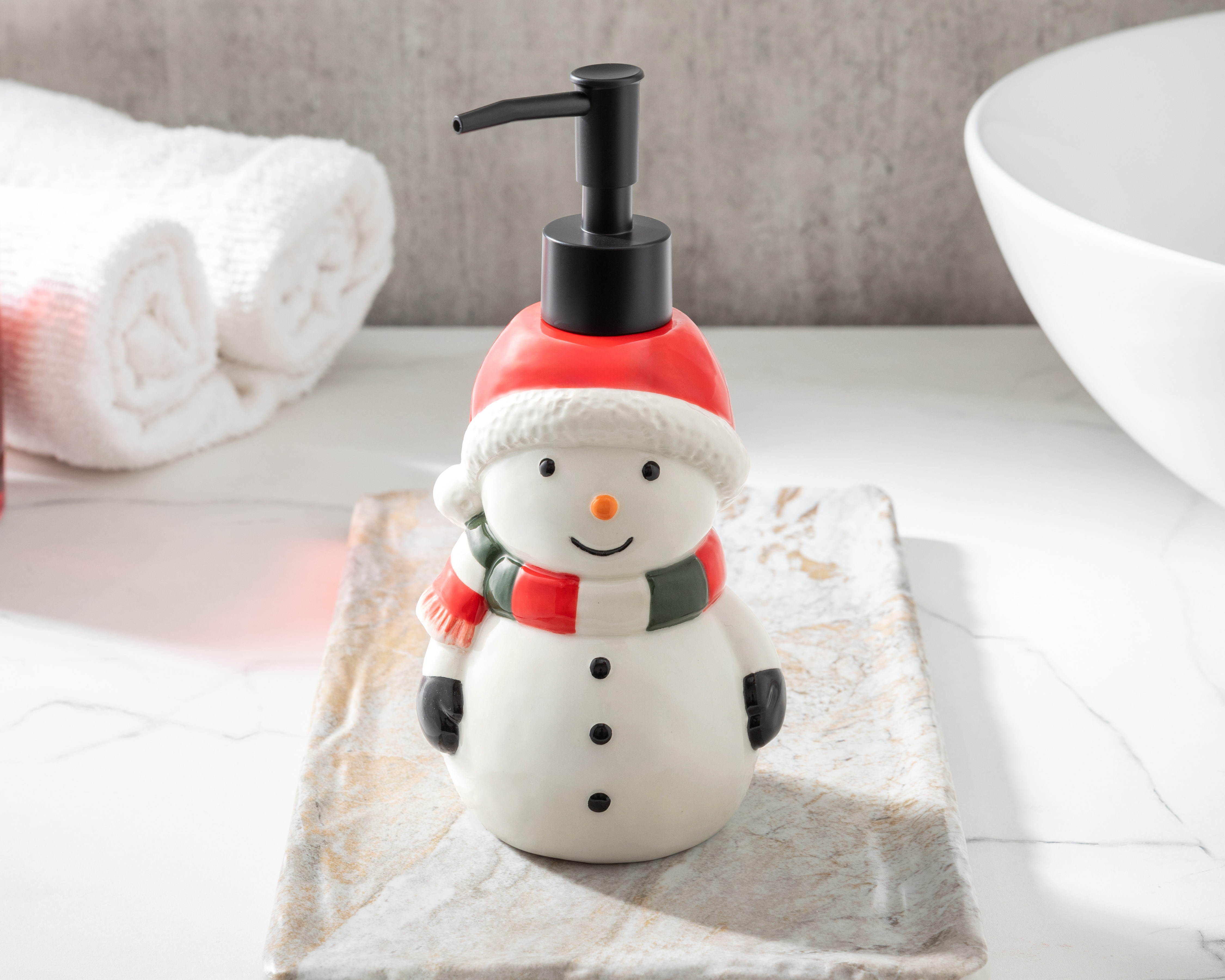 Foto 4 | Foto 4 | Dispensador Muñeco de Nieve de Navidad Snowkopa de Cerámica