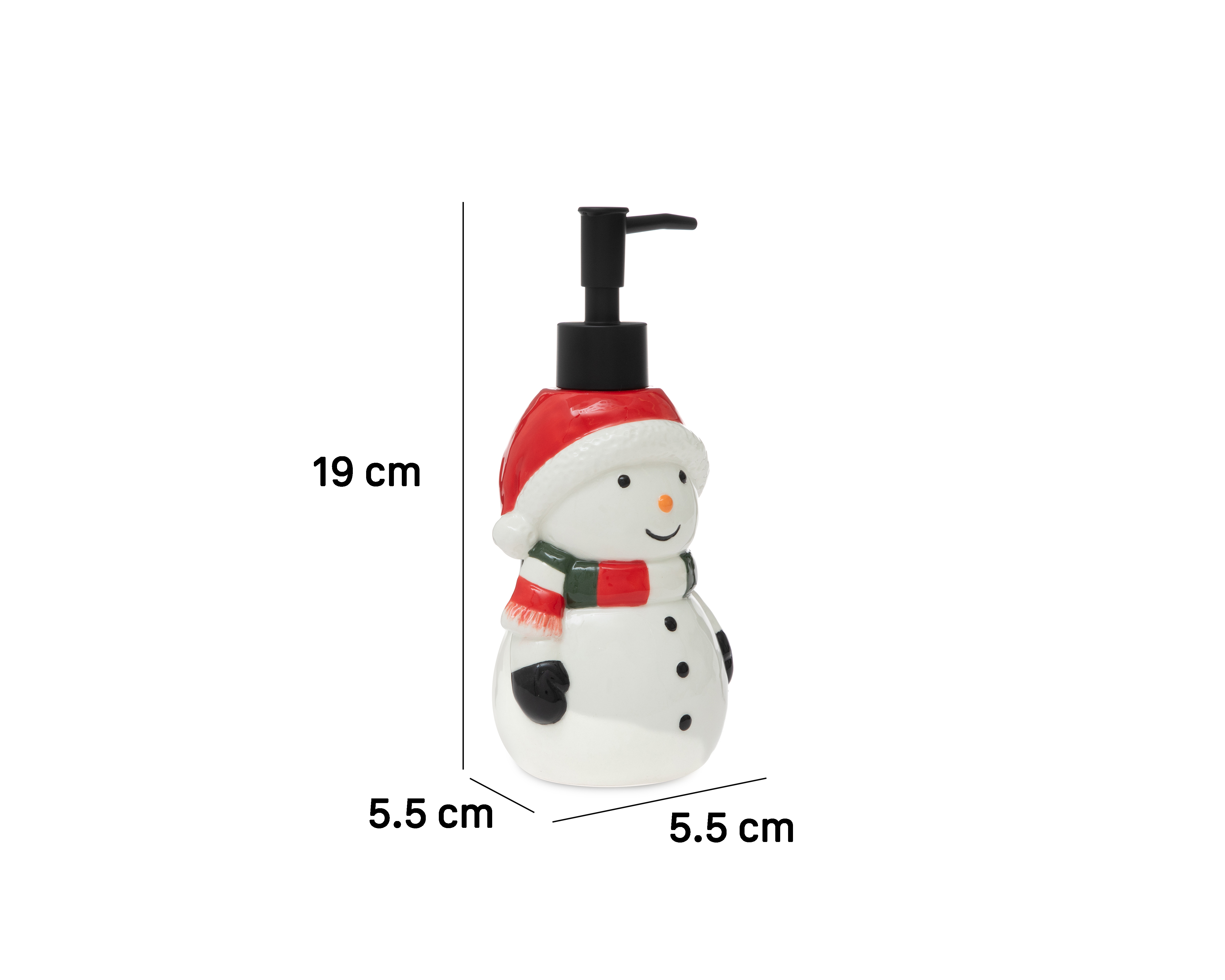 Foto 5 | Foto 5 | Dispensador Muñeco de Nieve de Navidad Snowkopa de Cerámica
