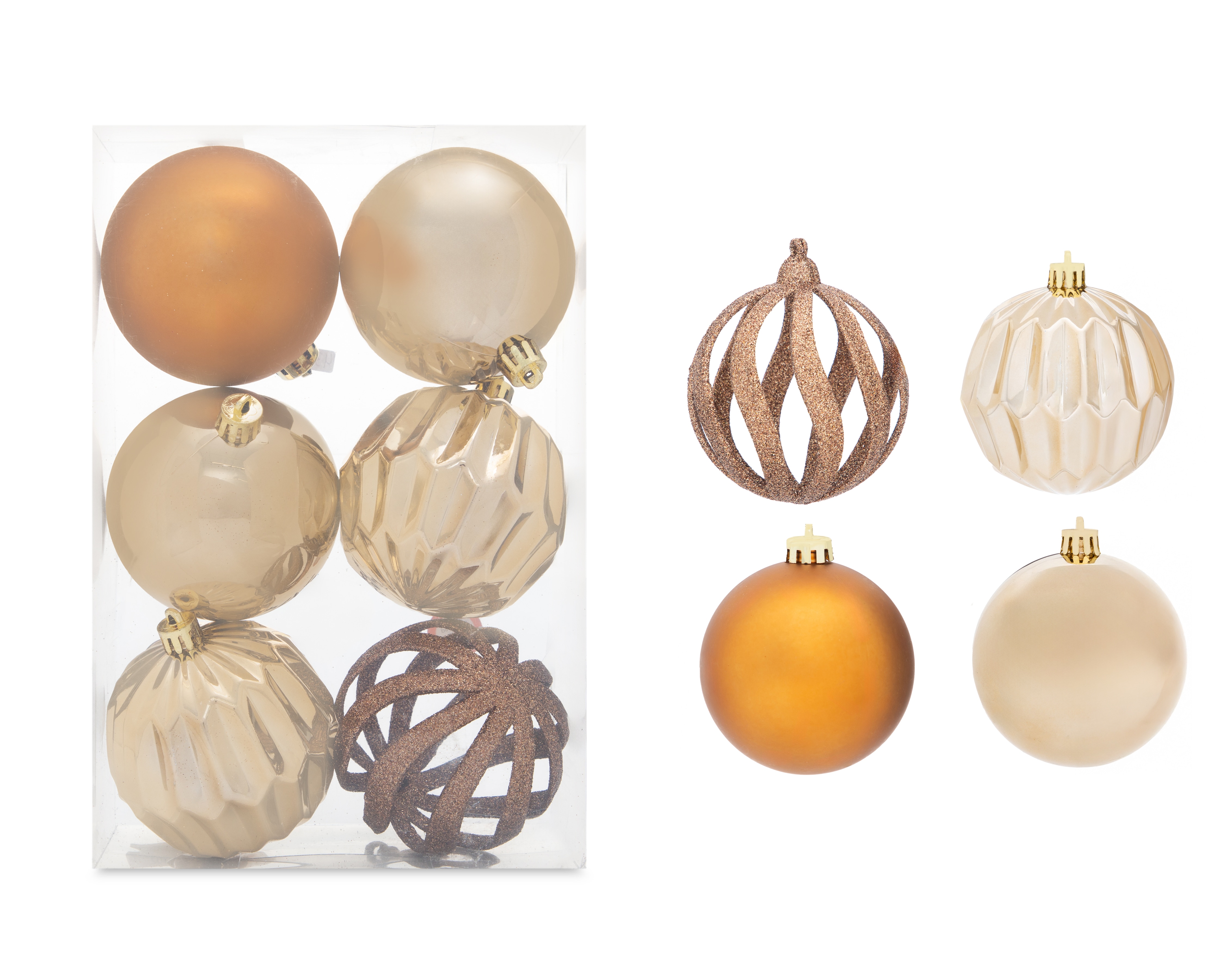 Esferas Navideñas Coppest 6 Piezas