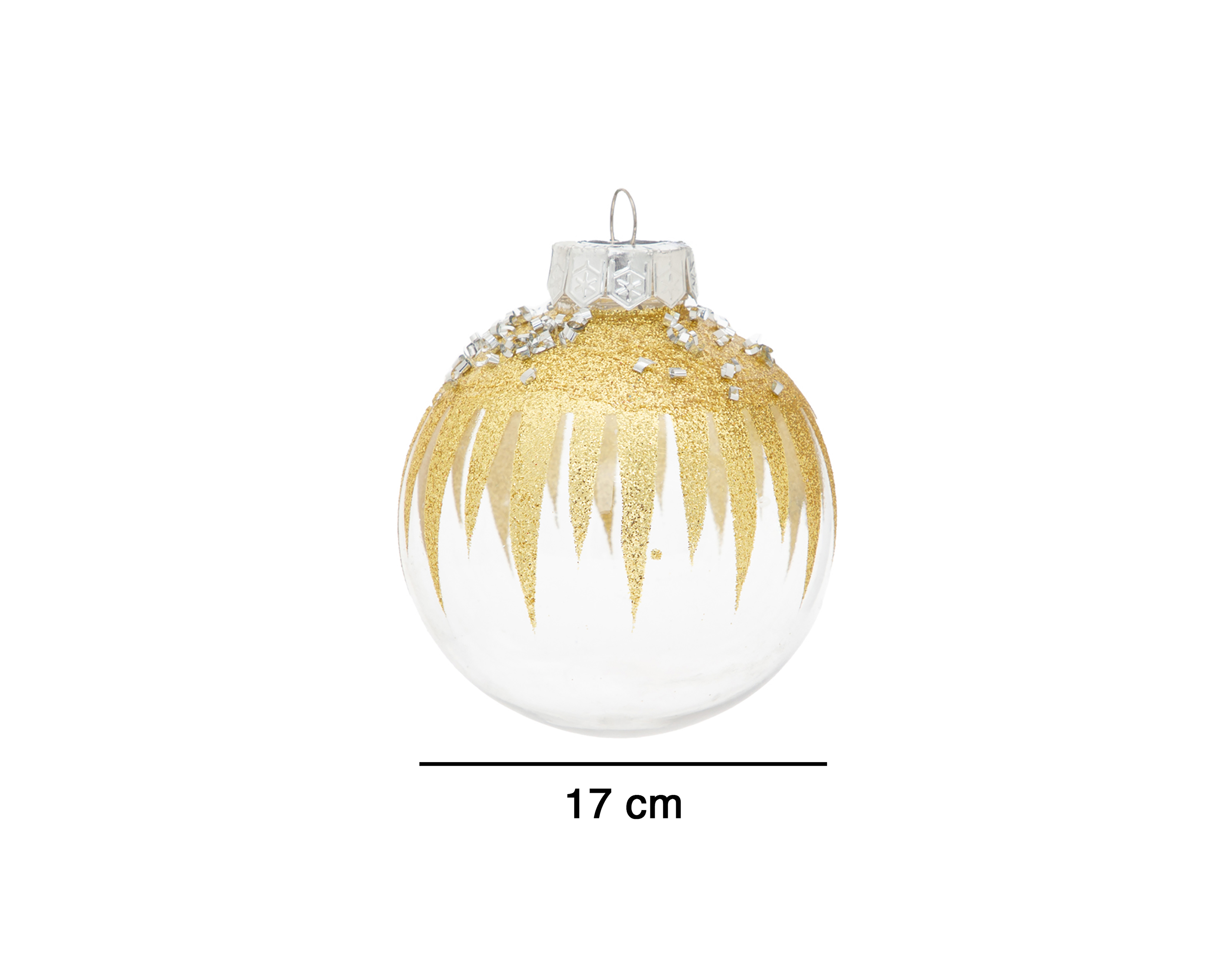 Foto 5 | Foto 5 | Esferas Navideñas Glittery 6 Piezas