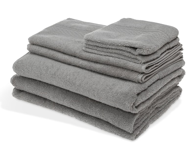 Foto 1 | Foto 1 | Toalla de Baño Starhaus Arya Gris 6 Piezas