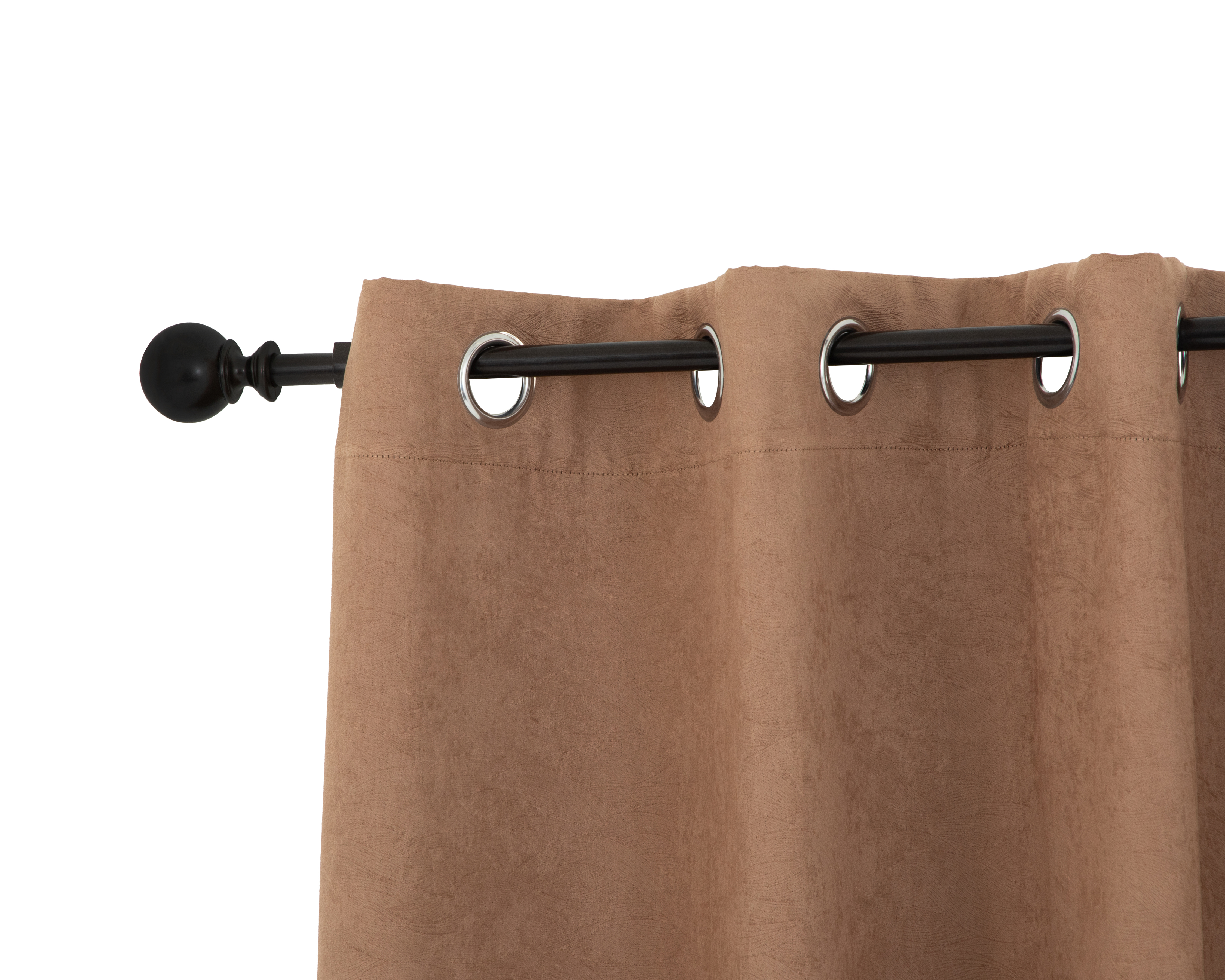 Foto 4 pulgar | Foto 3 | Cortina Ednna 140 x 225 cm Café