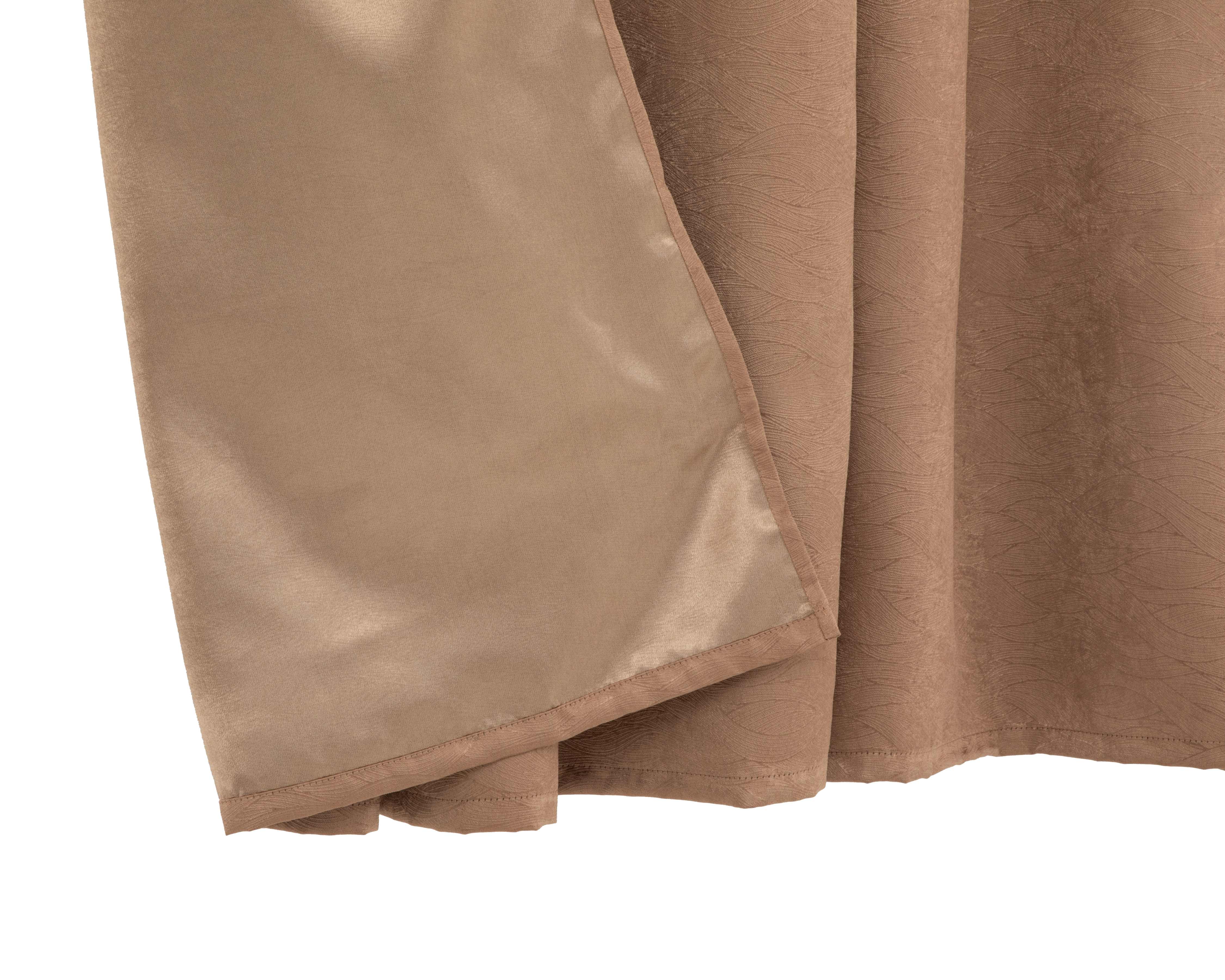 Foto 5 pulgar | Foto 4 | Cortina Ednna 140 x 225 cm Café