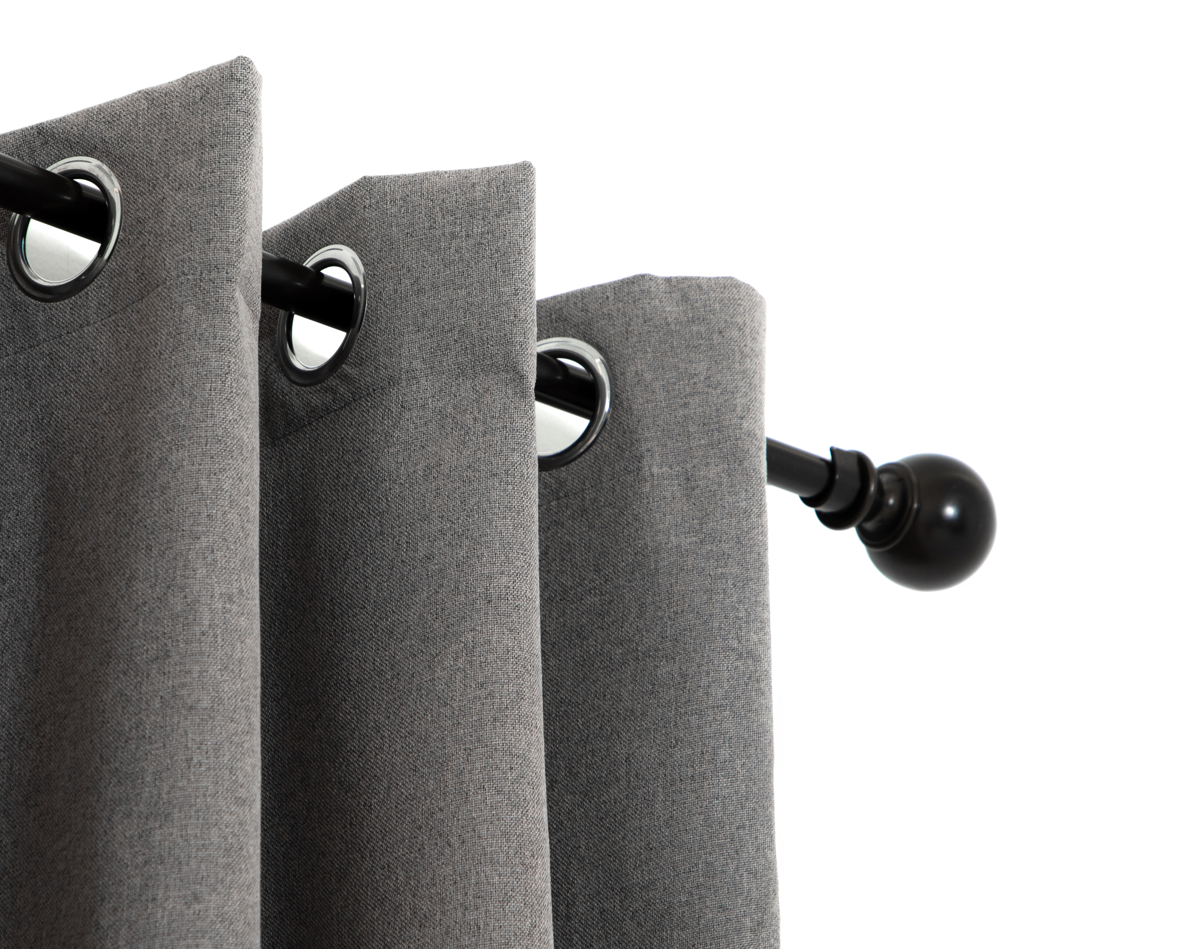 Foto 4 pulgar | Foto 3 | Cortina Dannie 137 x 225 cm Gris