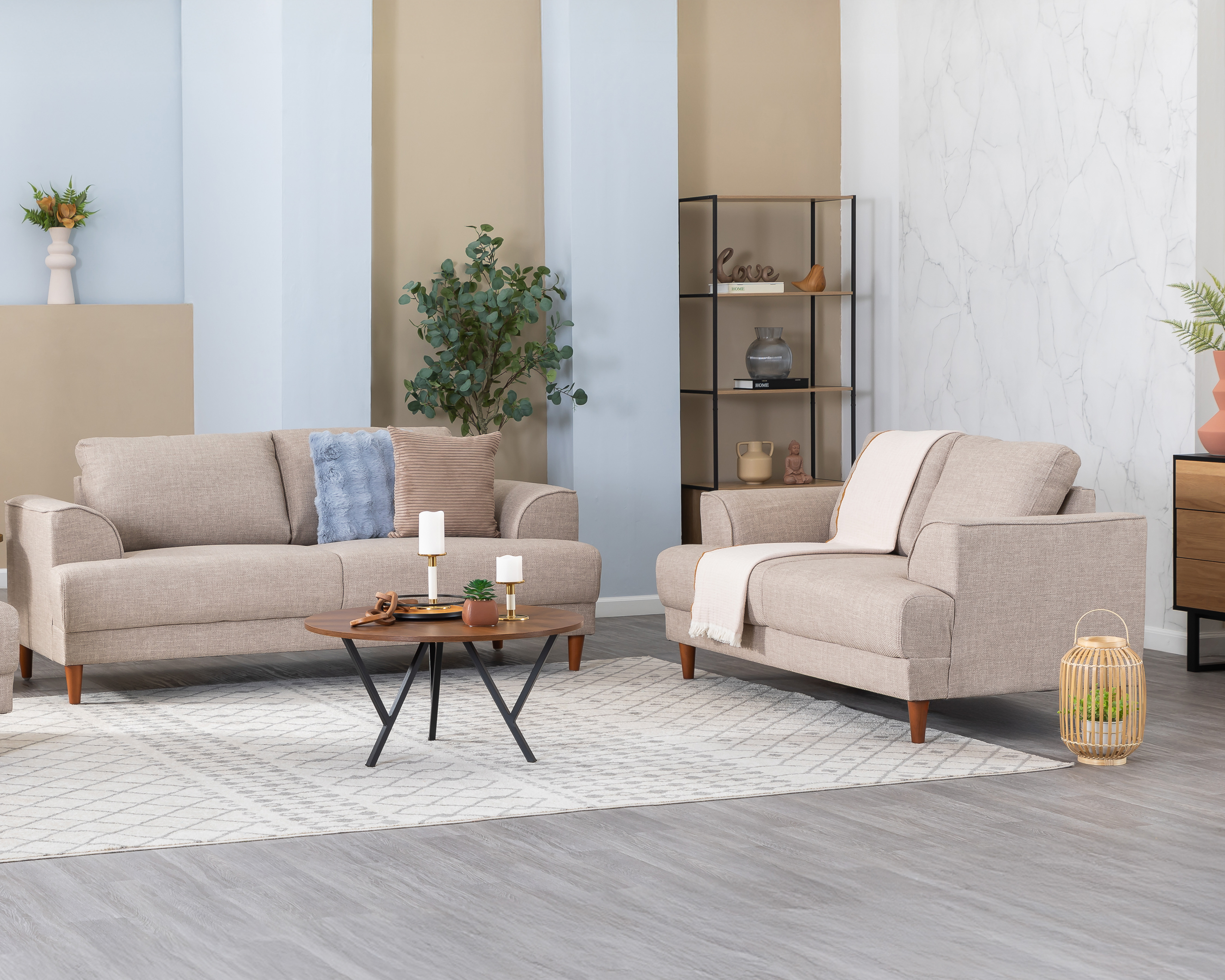 Foto 8 pulgar | Foto 7 | Loveseat Hanna Contemporáneo