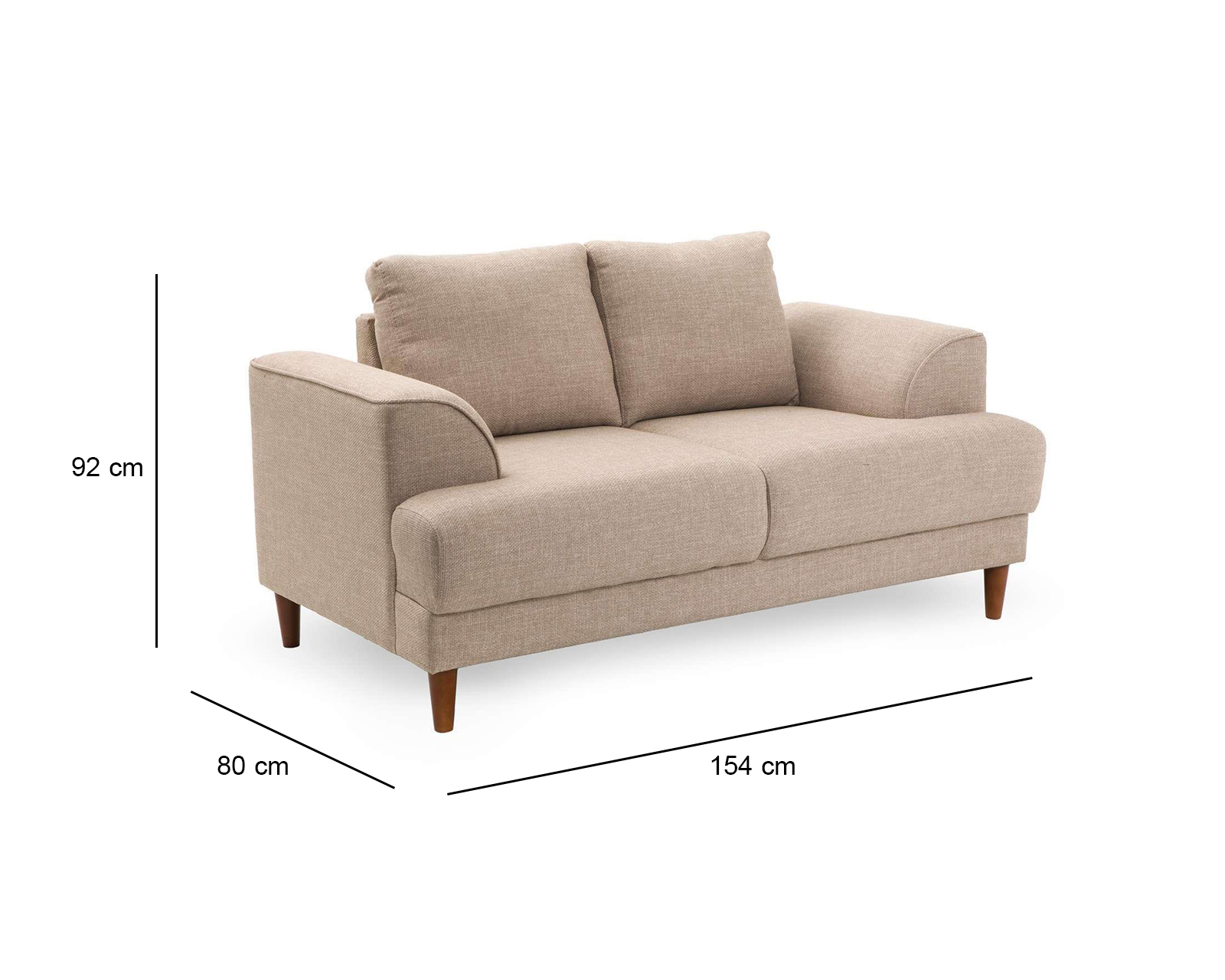 Foto 9 pulgar | Foto 8 | Loveseat Hanna Contemporáneo