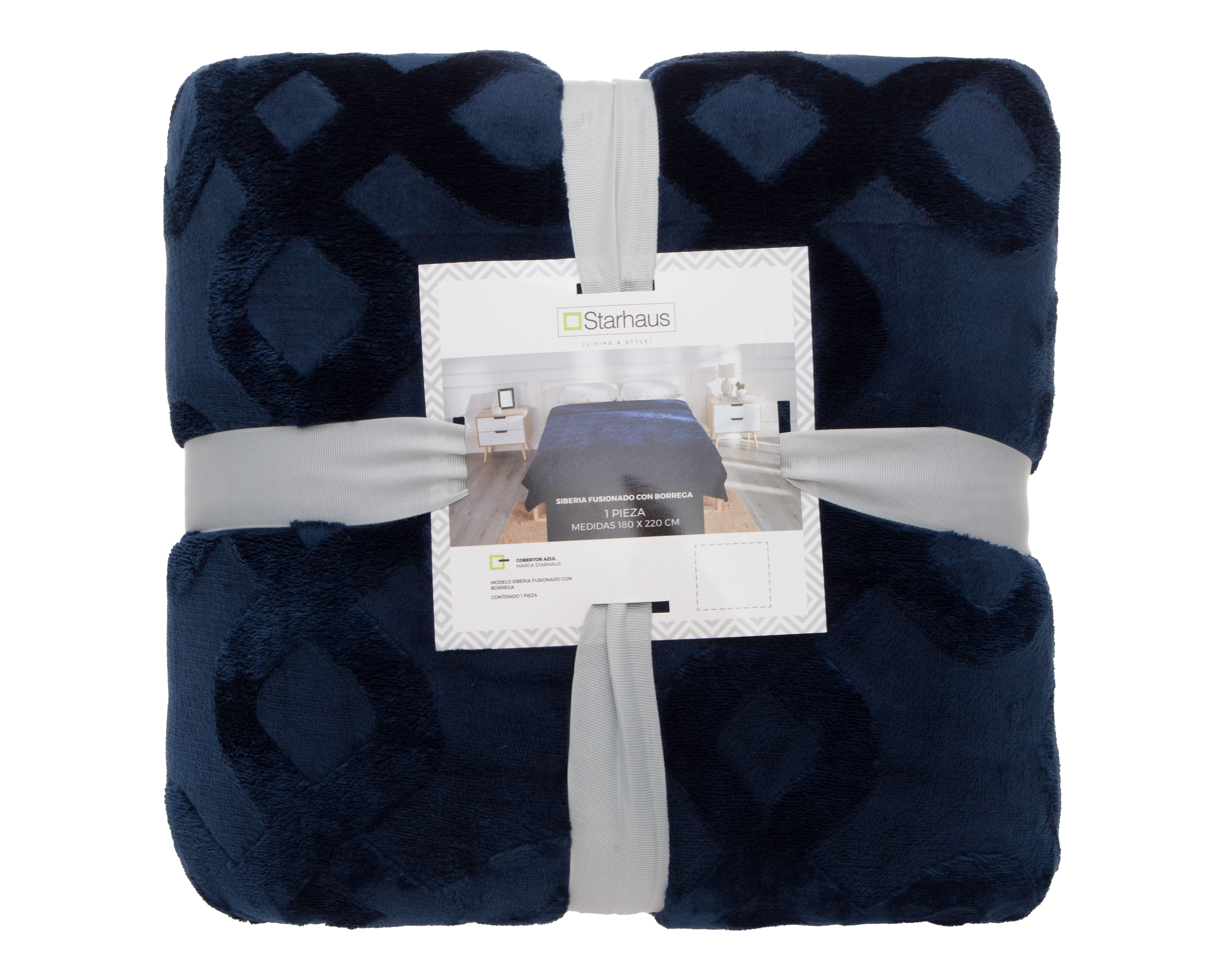 Foto 4 | Foto 4 | Cobertor Matrimonial Starhaus Jacquard Azul