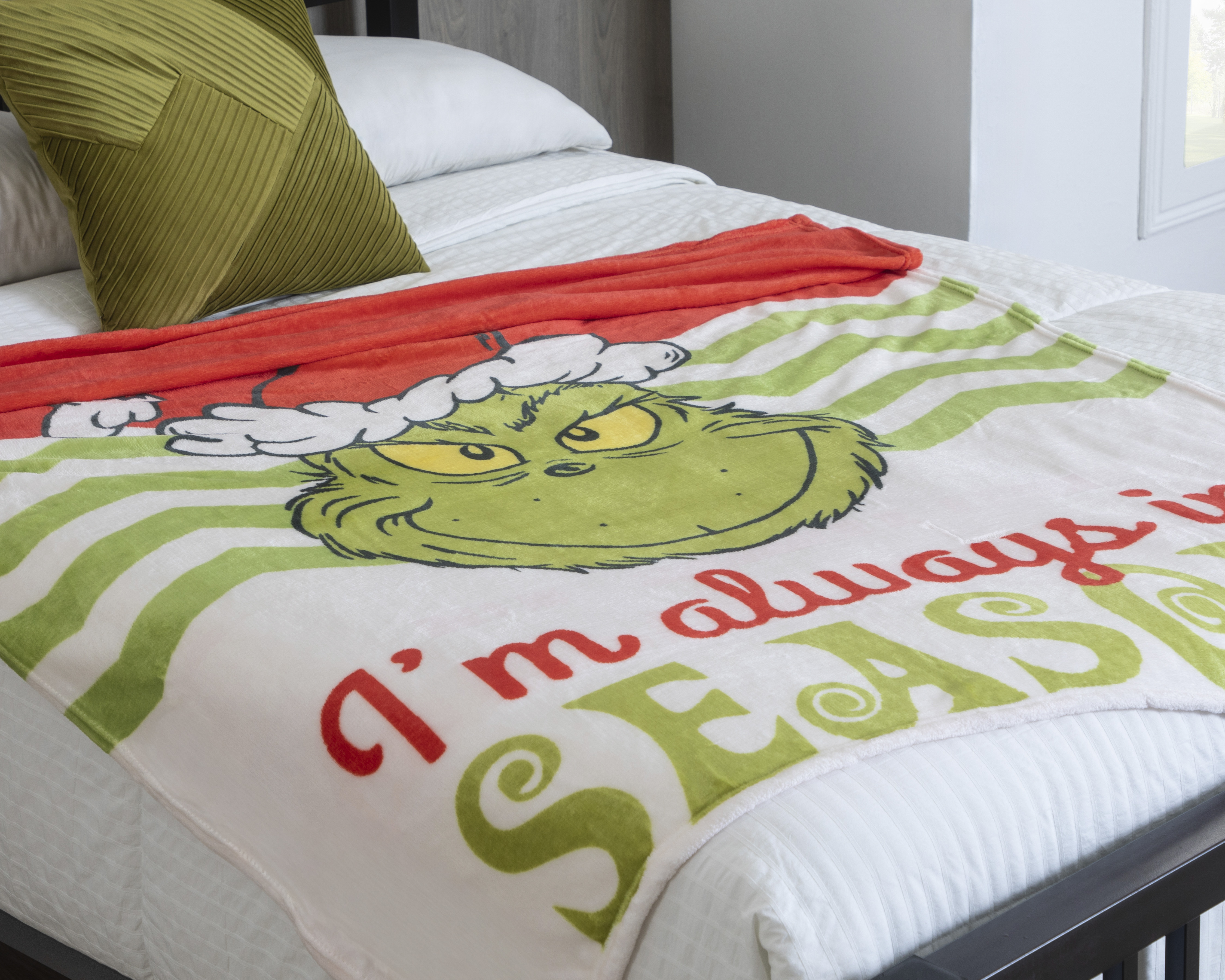 Frazada Individual The Grinch Estampada