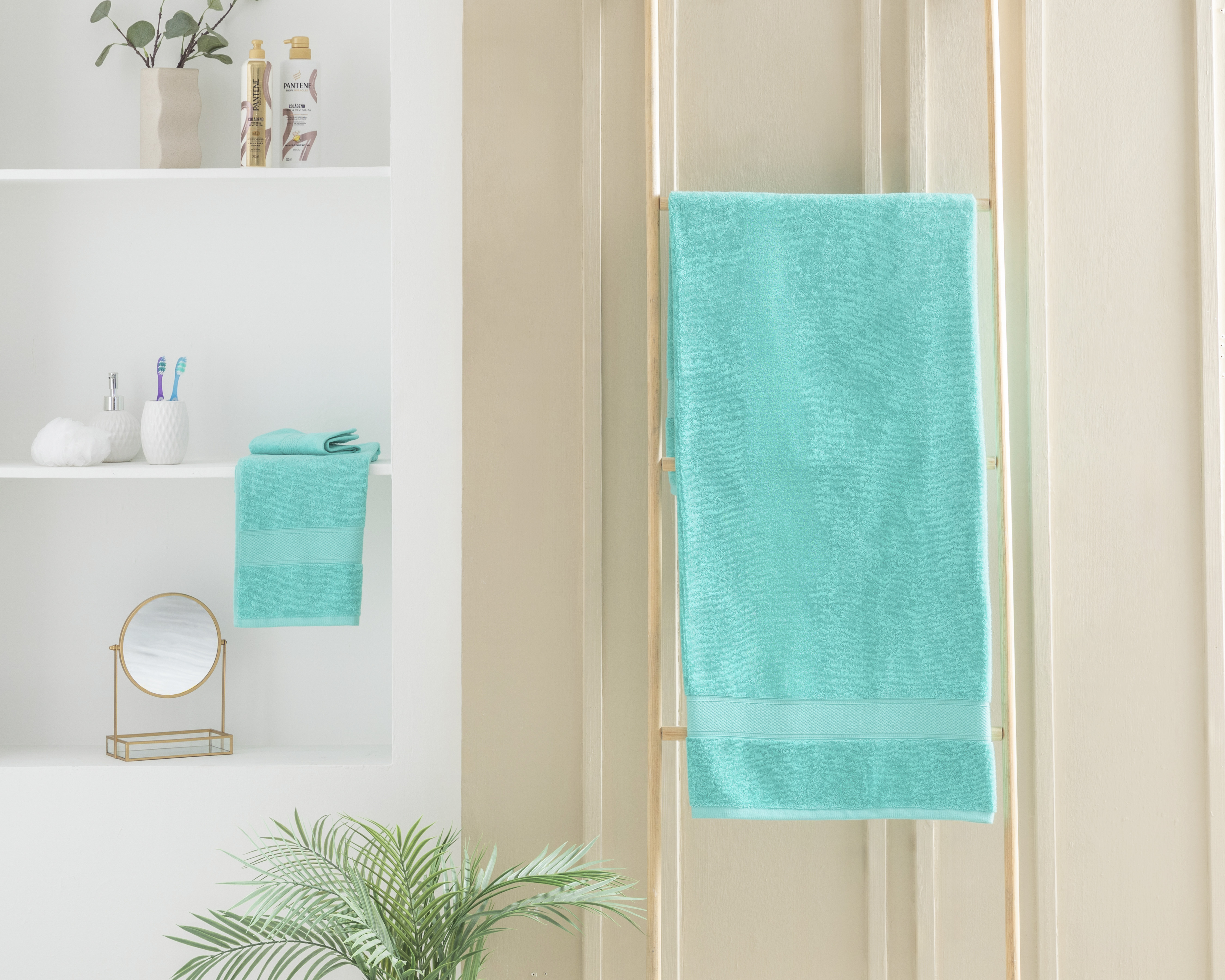 Foto 5 pulgar | Foto 4 | Toalla de Baño Spring Air Breeze Aqua 3 Piezas