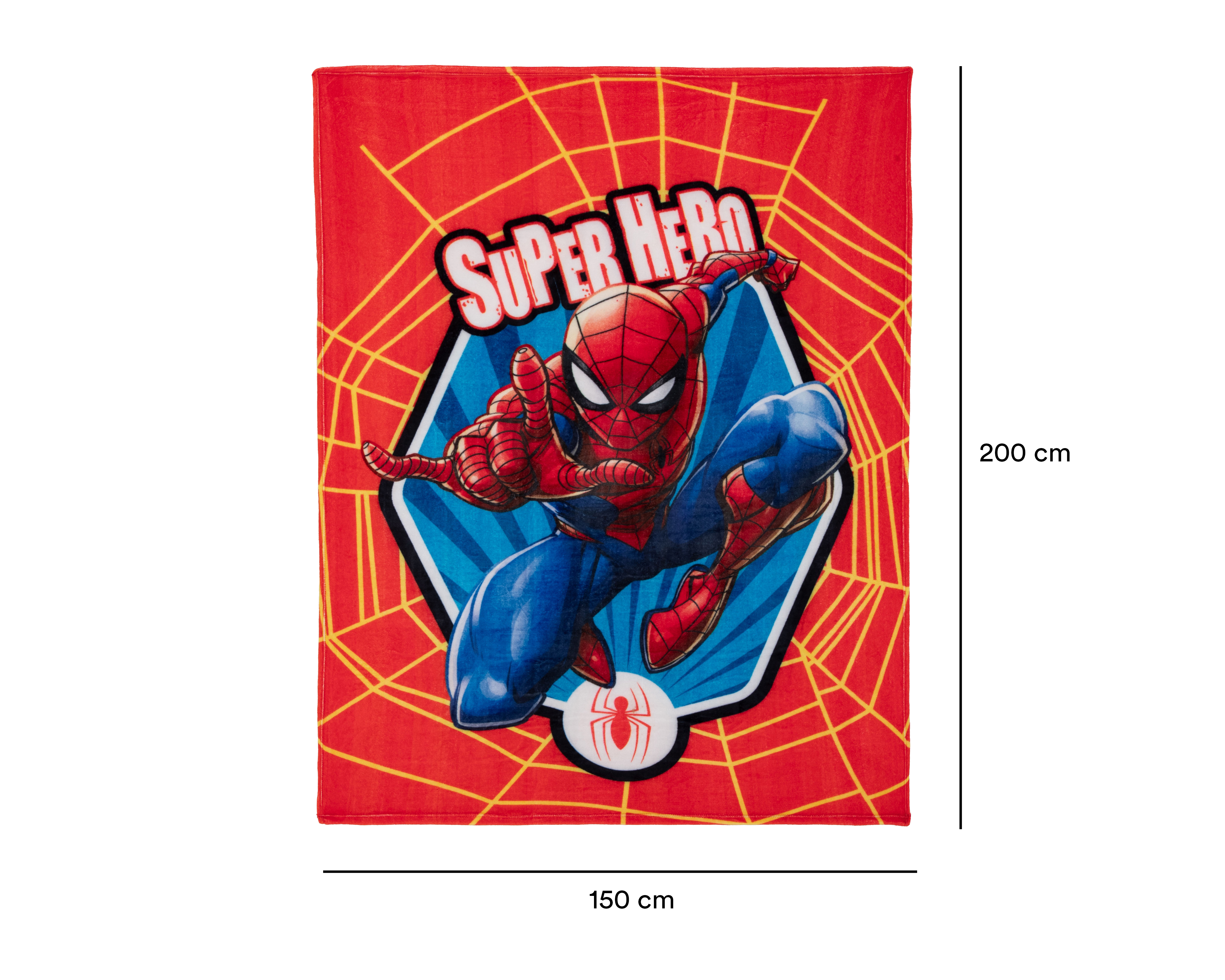 Foto 5 | Foto 5 | Cobertor Individual Providencia Spider-Man Super Hero Rojo