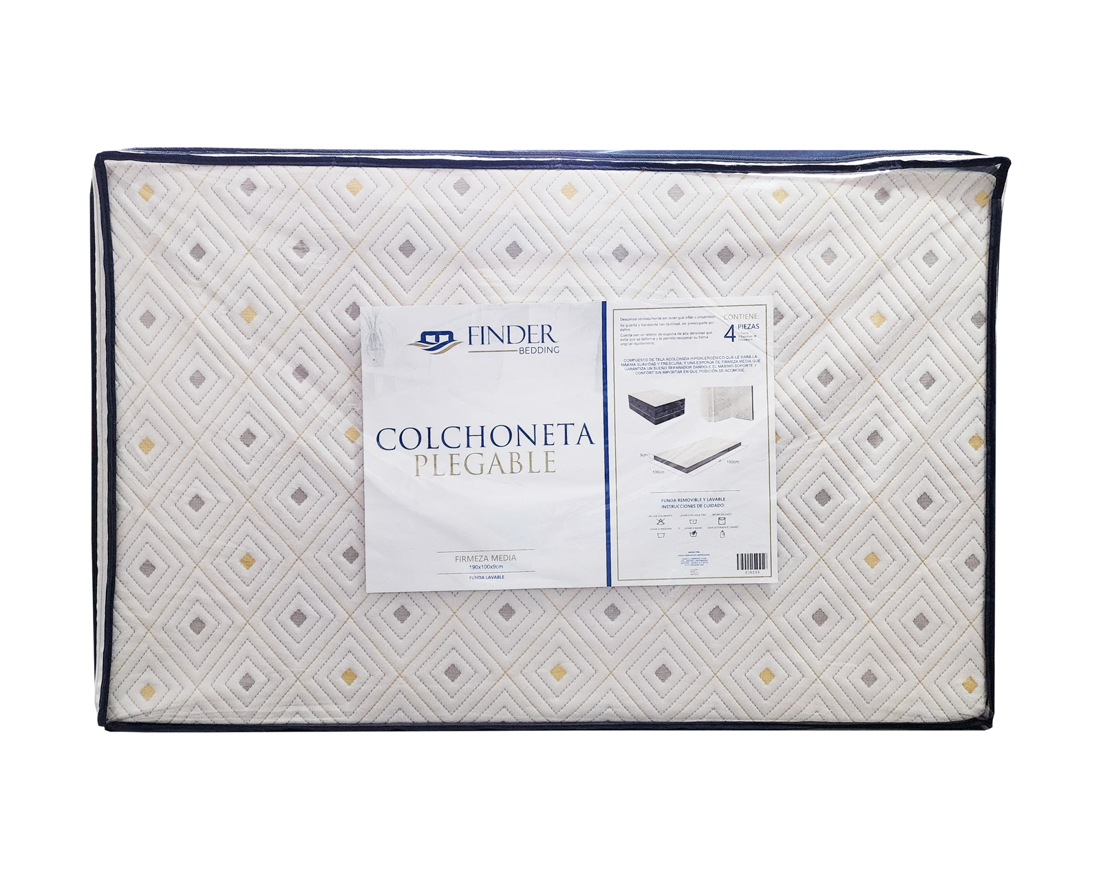 Foto 2 | Foto 2 | Colchoneta Plegable Individual de Microfibra Finder