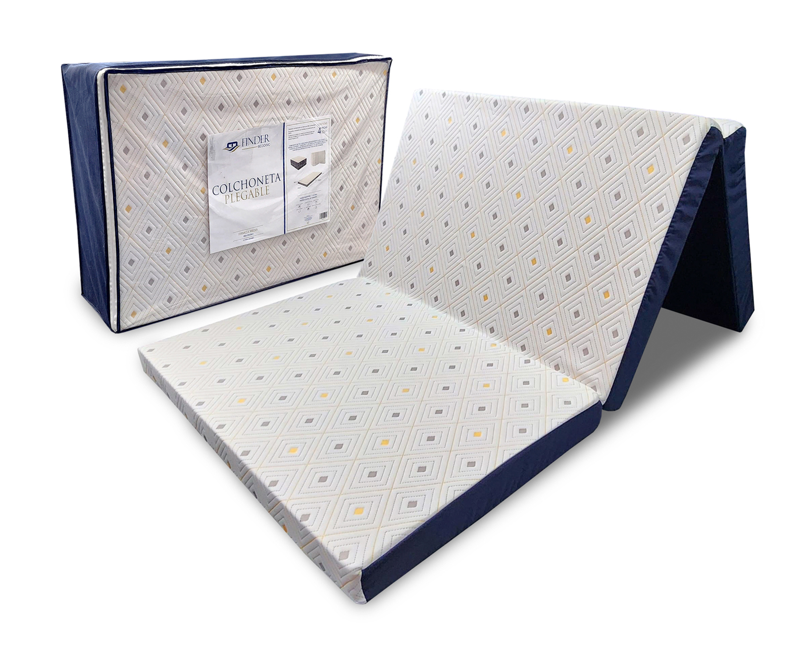 Foto 3 | Foto 3 | Colchoneta Plegable Individual de Microfibra Finder