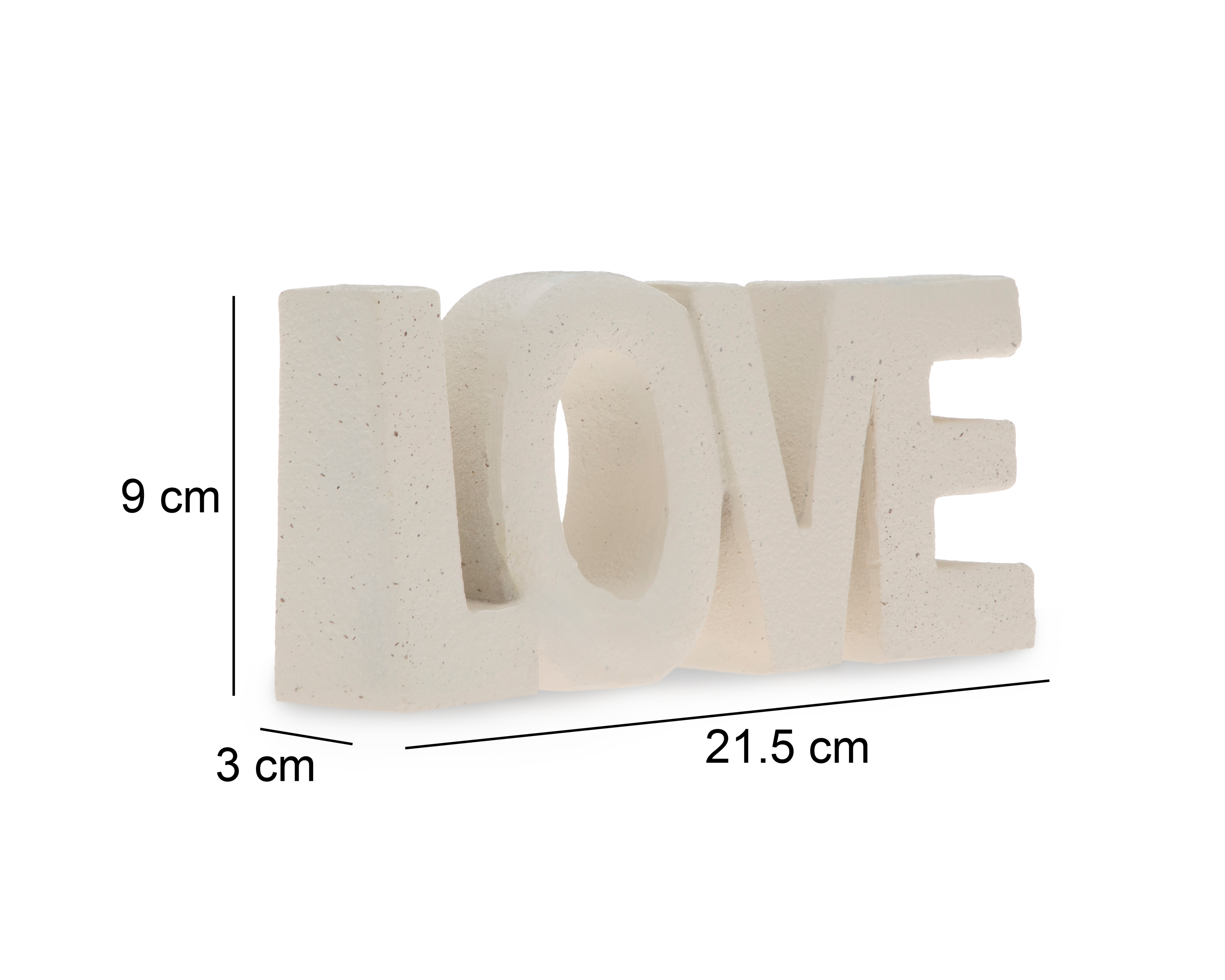 Foto 7 pulgar | Foto 6 | Letrero Decorativo Love Ledan de Poliresina