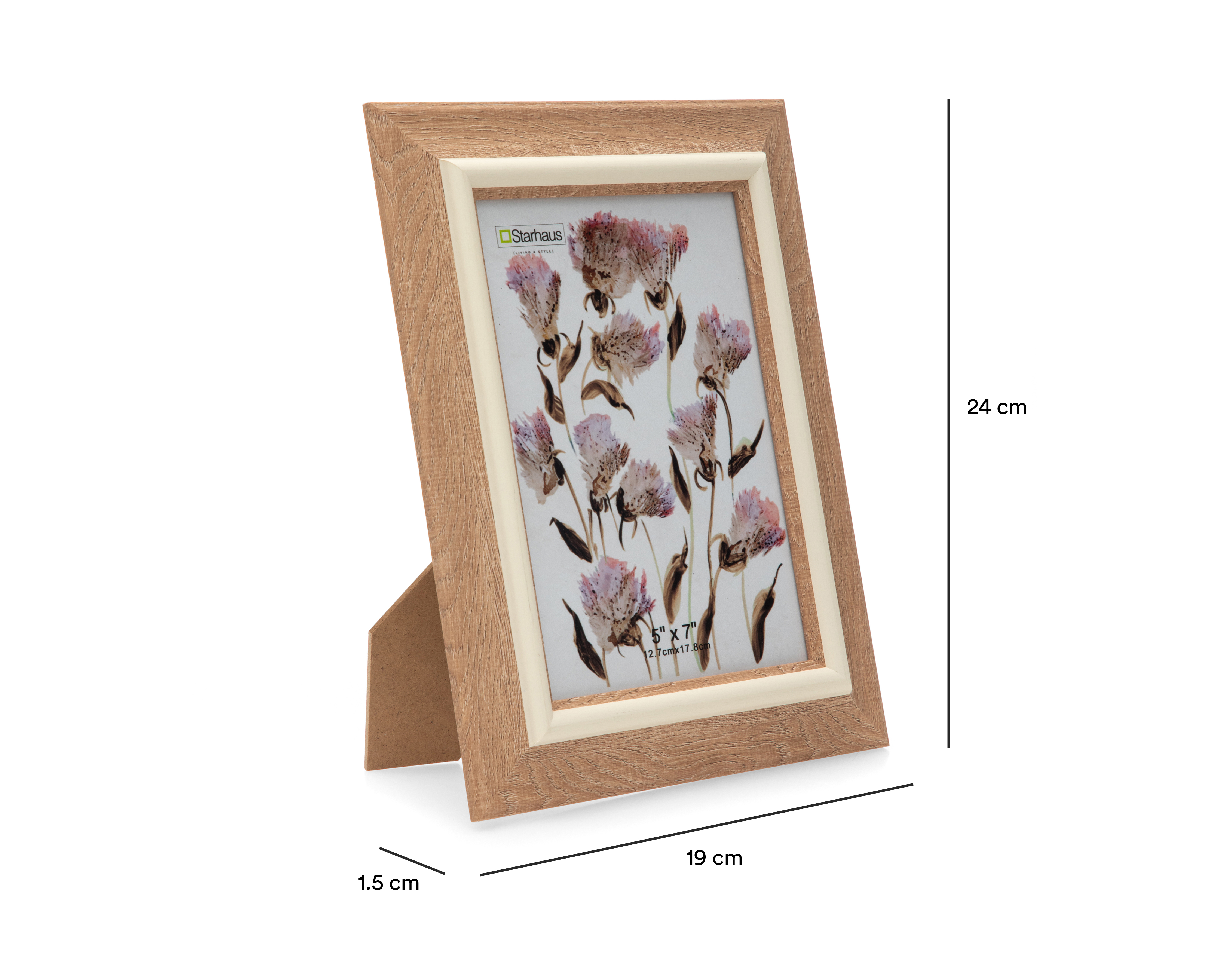 Foto 6 pulgar | Foto 5 | Portarretrato de Poliestireno Starhaus 5 x 7 Pulgadas