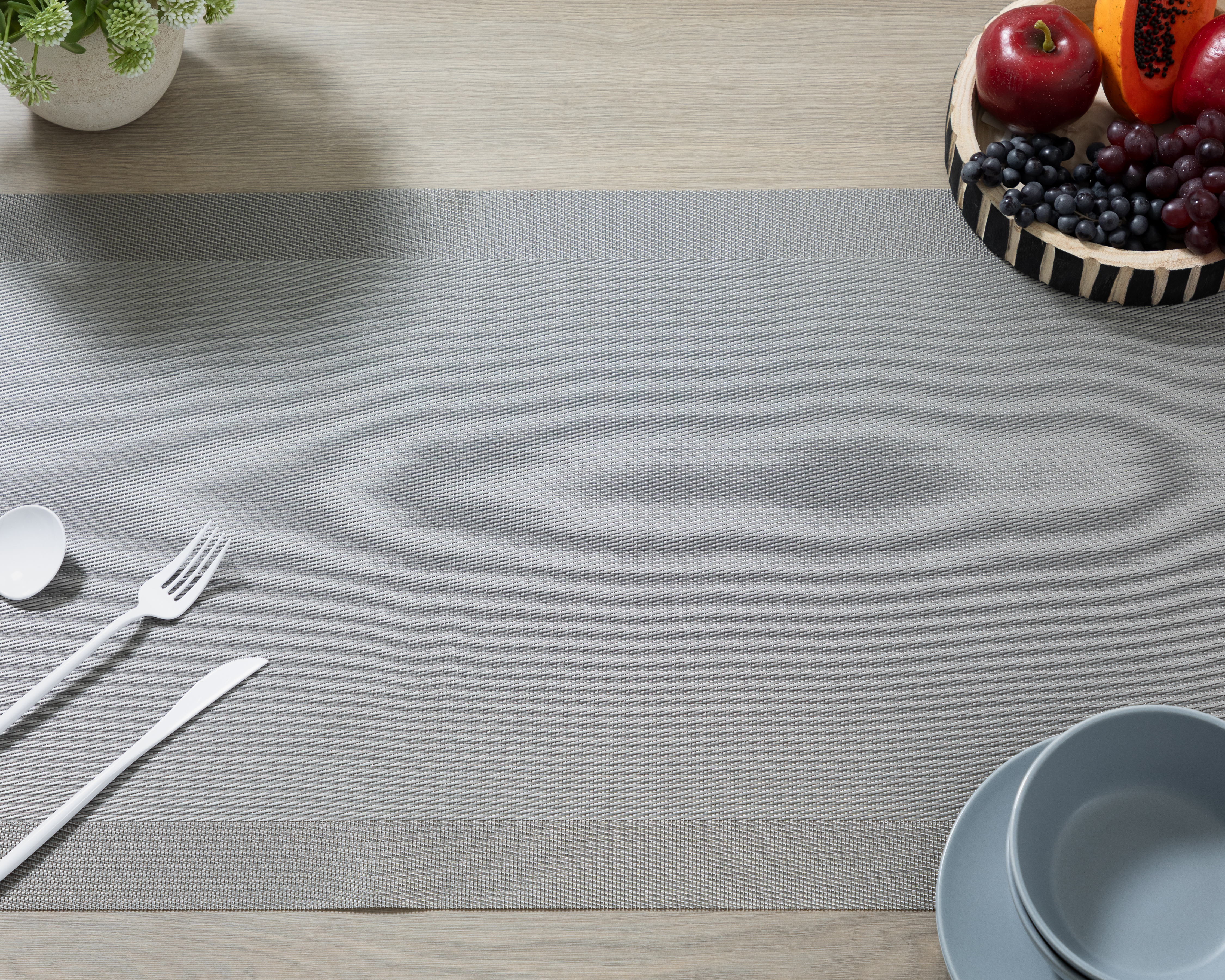 Foto 2 pulgar | Foto 1 | Camino de Mesa Gris Starhaus Ártico 45 x 150 cm