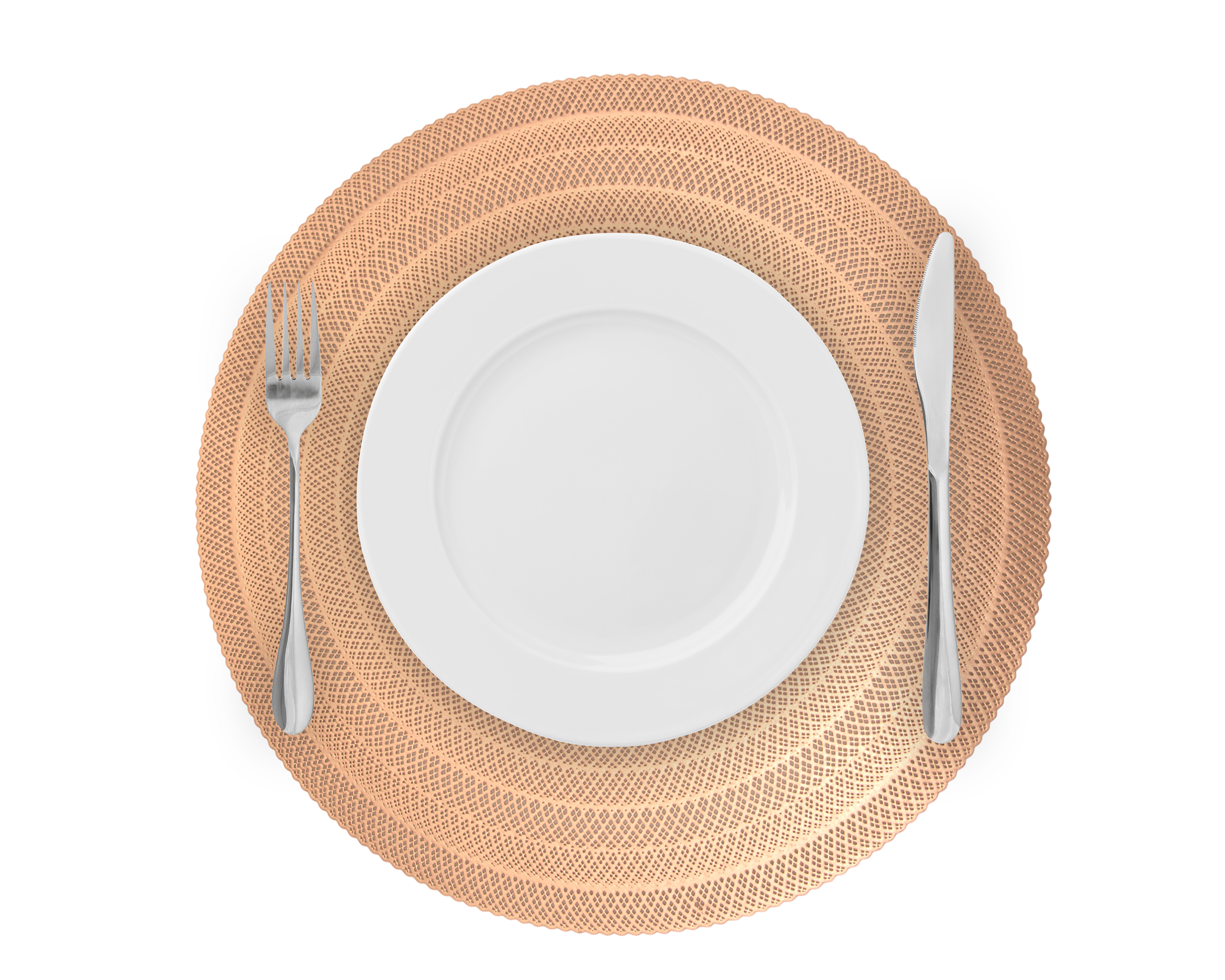 Foto 3 pulgar | Foto 2 | Mantel Individual Oro Rosa Starhaus Coral 4 Piezas