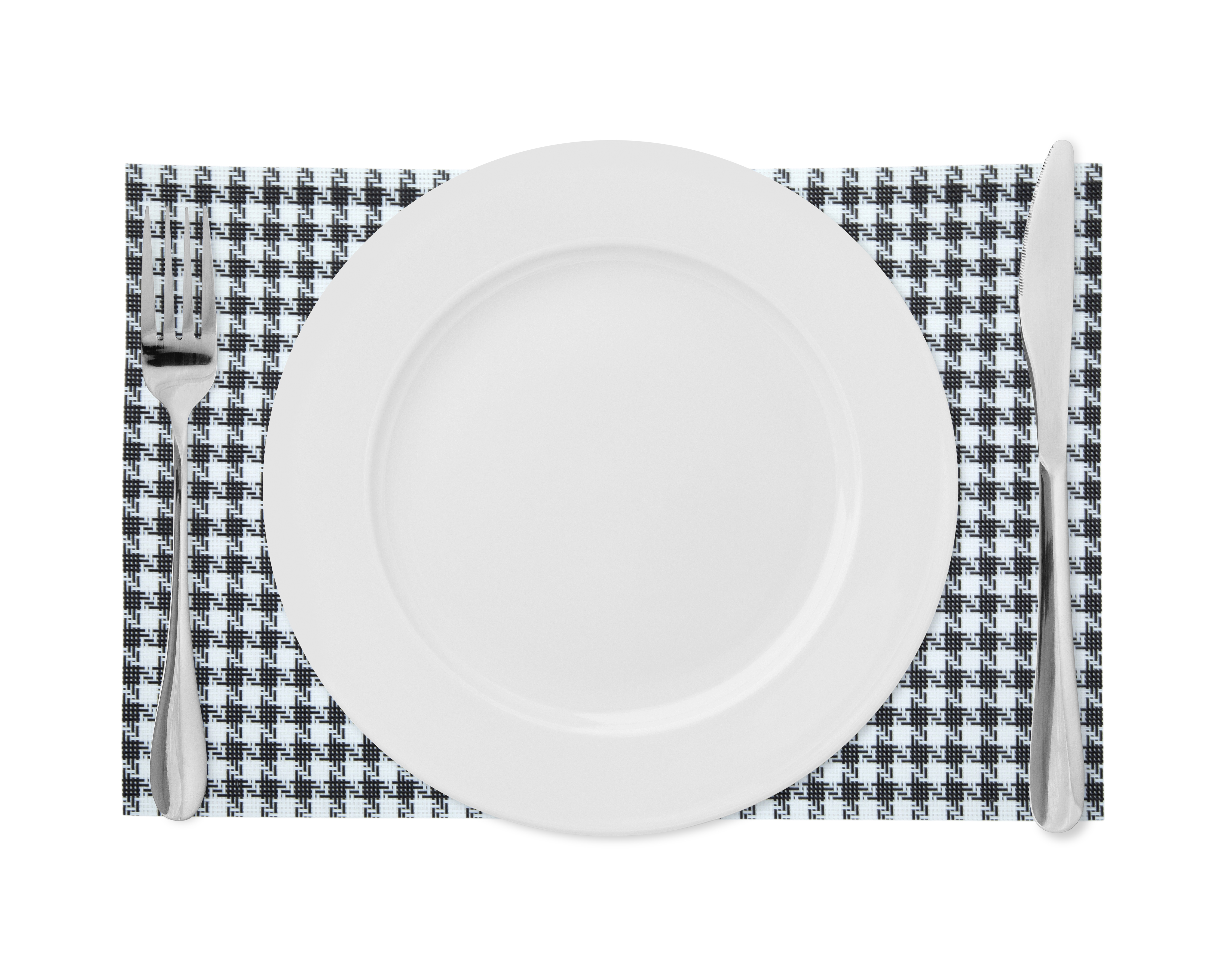 Foto 3 pulgar | Foto 2 | Mantel Individual Blanco y Negro Starhaus Domino 4 Piezas