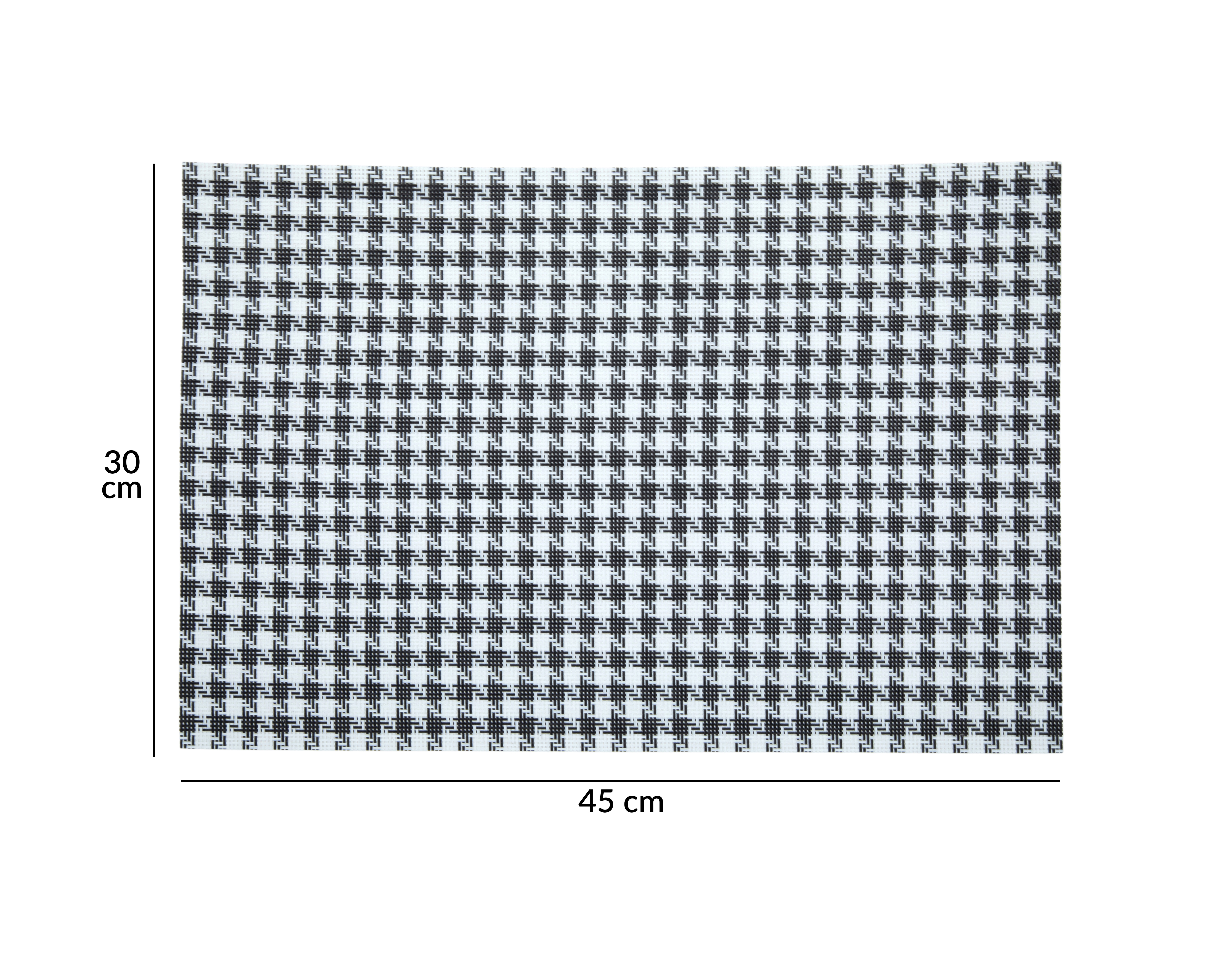 Foto 6 | Foto 6 | Mantel Individual Blanco y Negro Starhaus Domino 4 Piezas