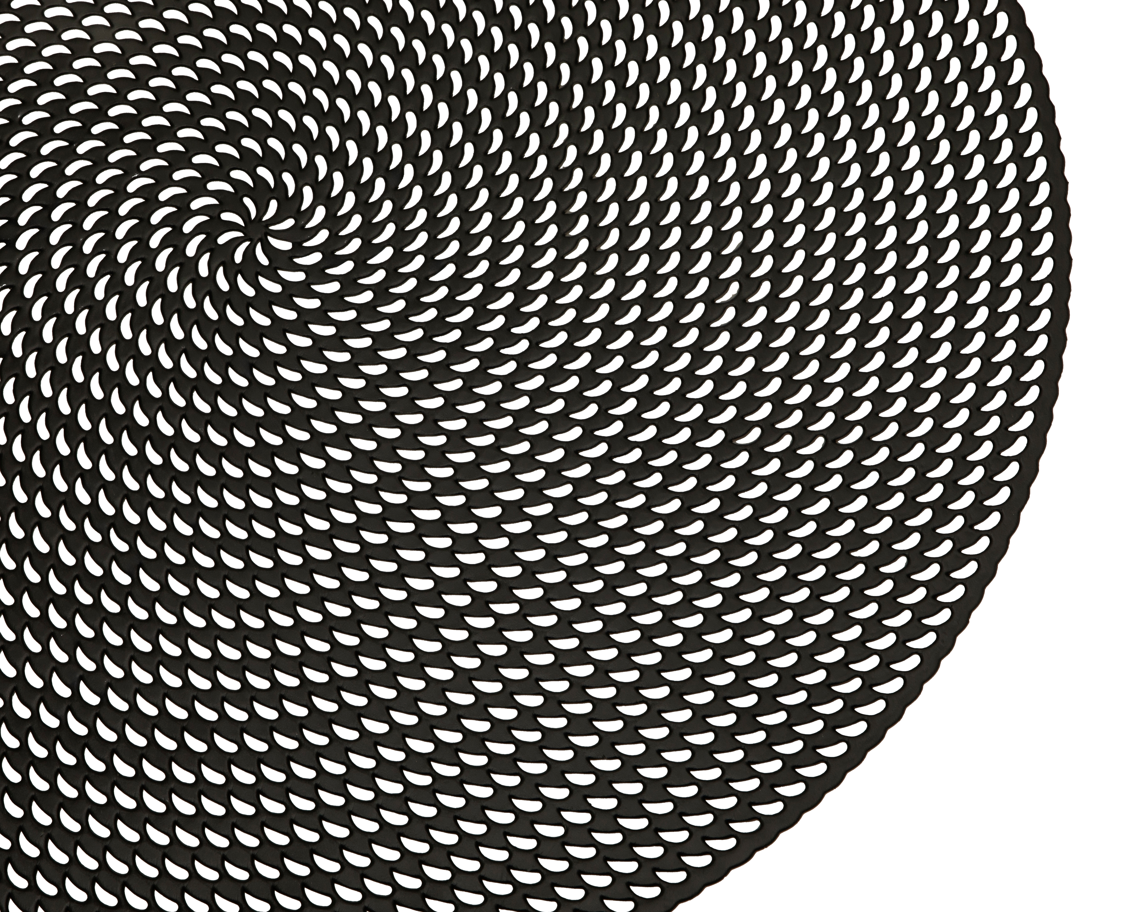 Foto 6 pulgar | Foto 5 | Mantel Individual Negro Starhaus Espiral 4 Piezas