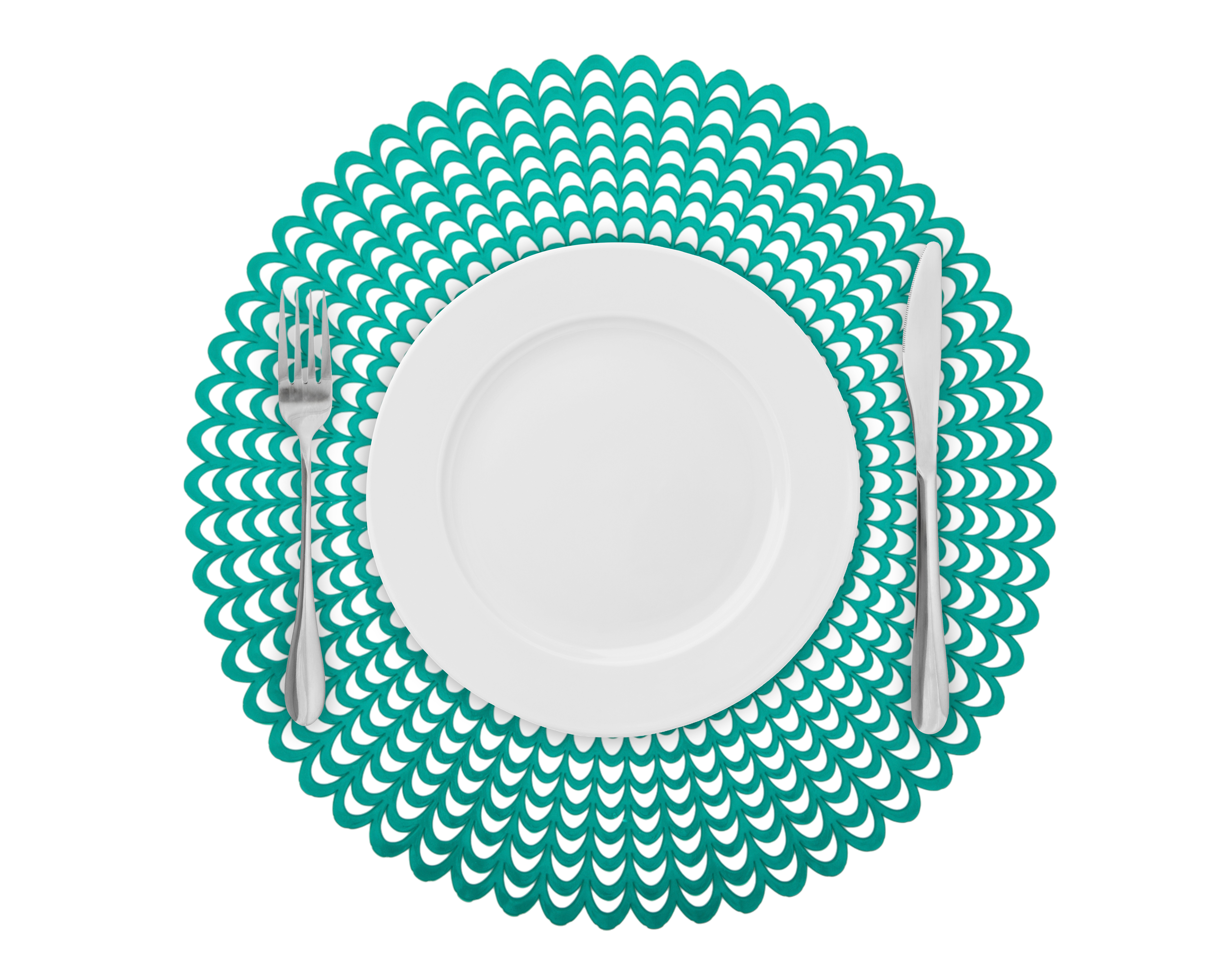 Foto 3 pulgar | Foto 2 | Mantel Individual Verde Starhaus Hortensia 4 Piezas