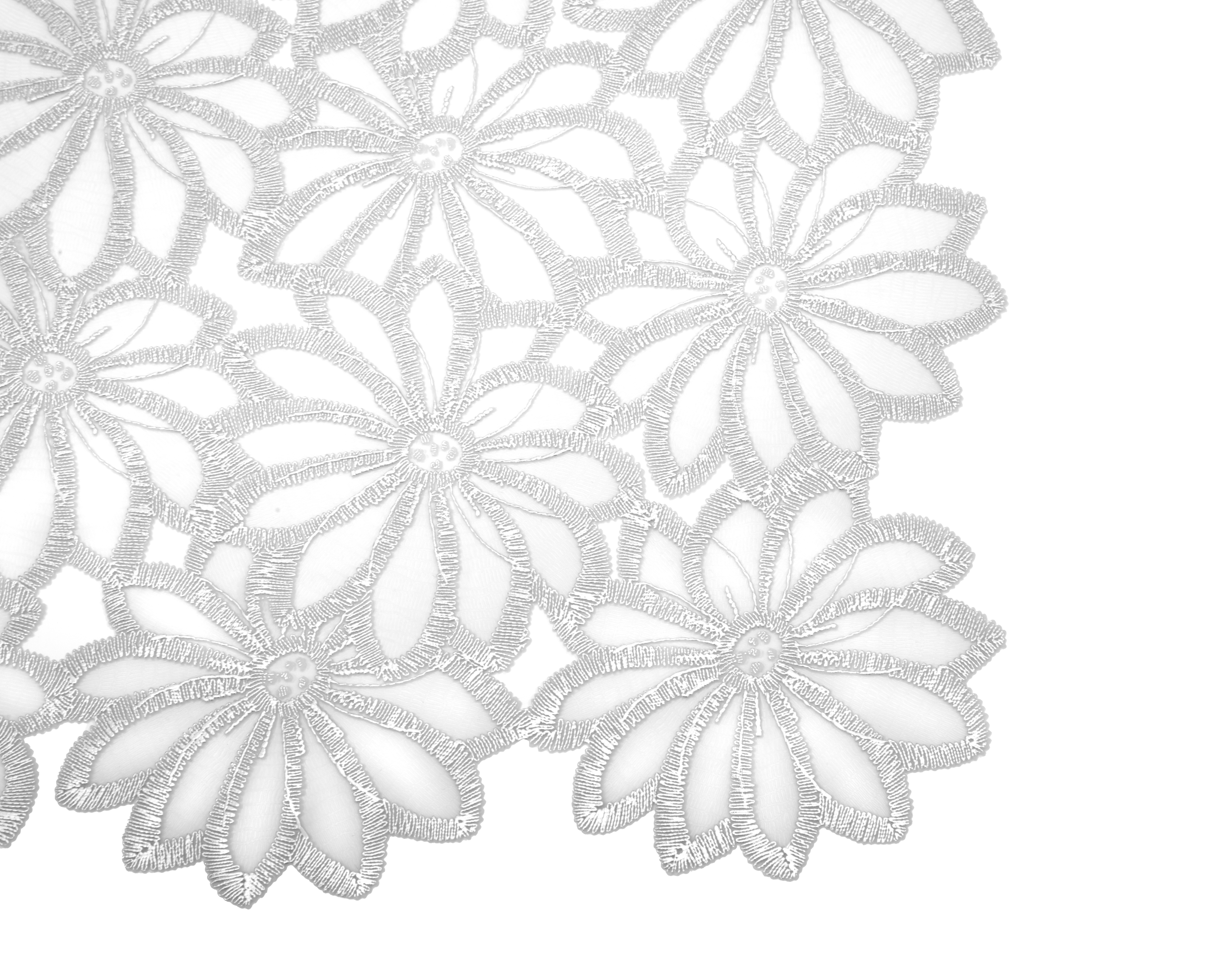 Foto 5 | Foto 5 | Mantel Individual Plateado Starhaus Lirio 4 Piezas