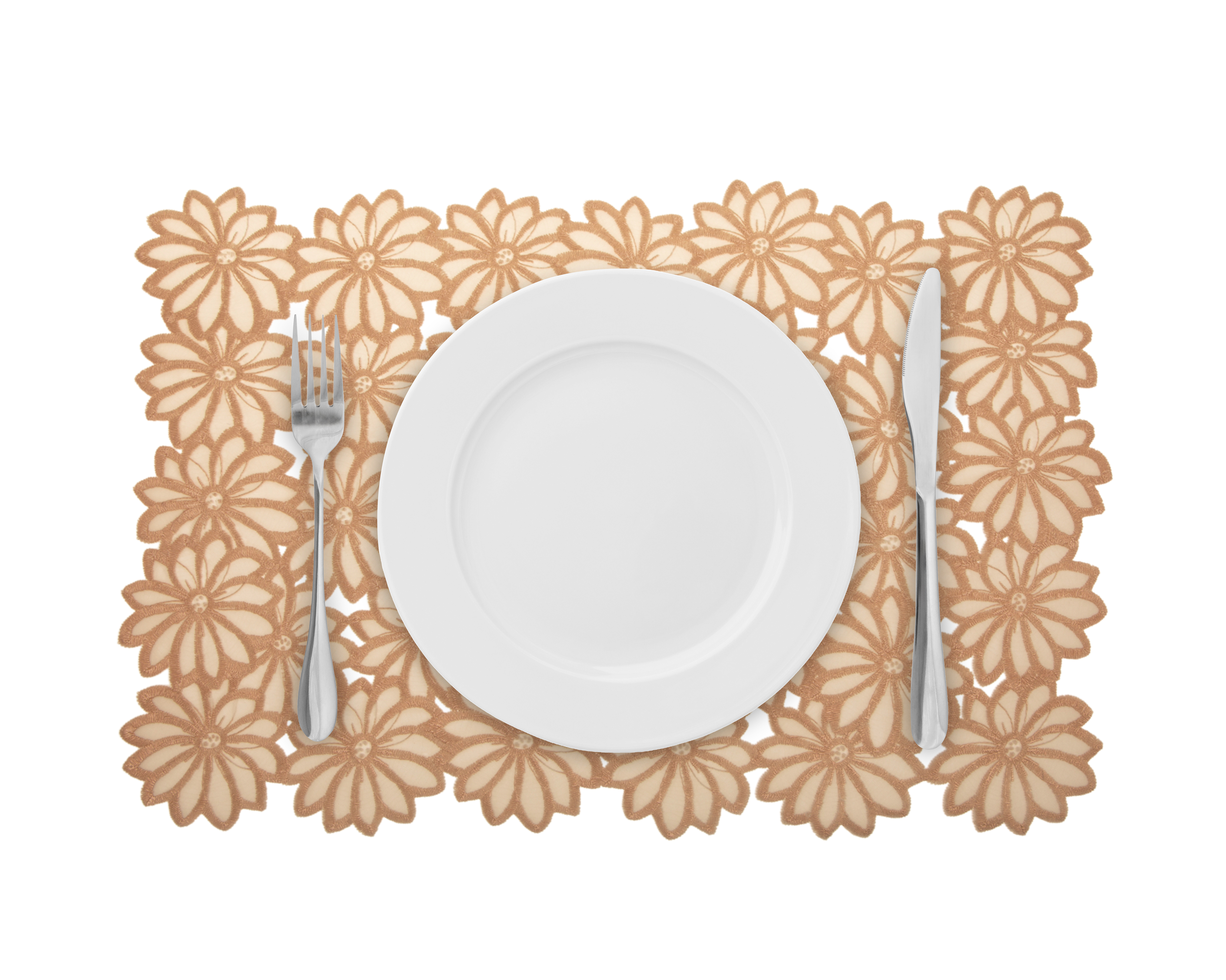 Foto 2 | Foto 2 | Mantel Individual Oro Rosa Starhaus Lirio 4 Piezas