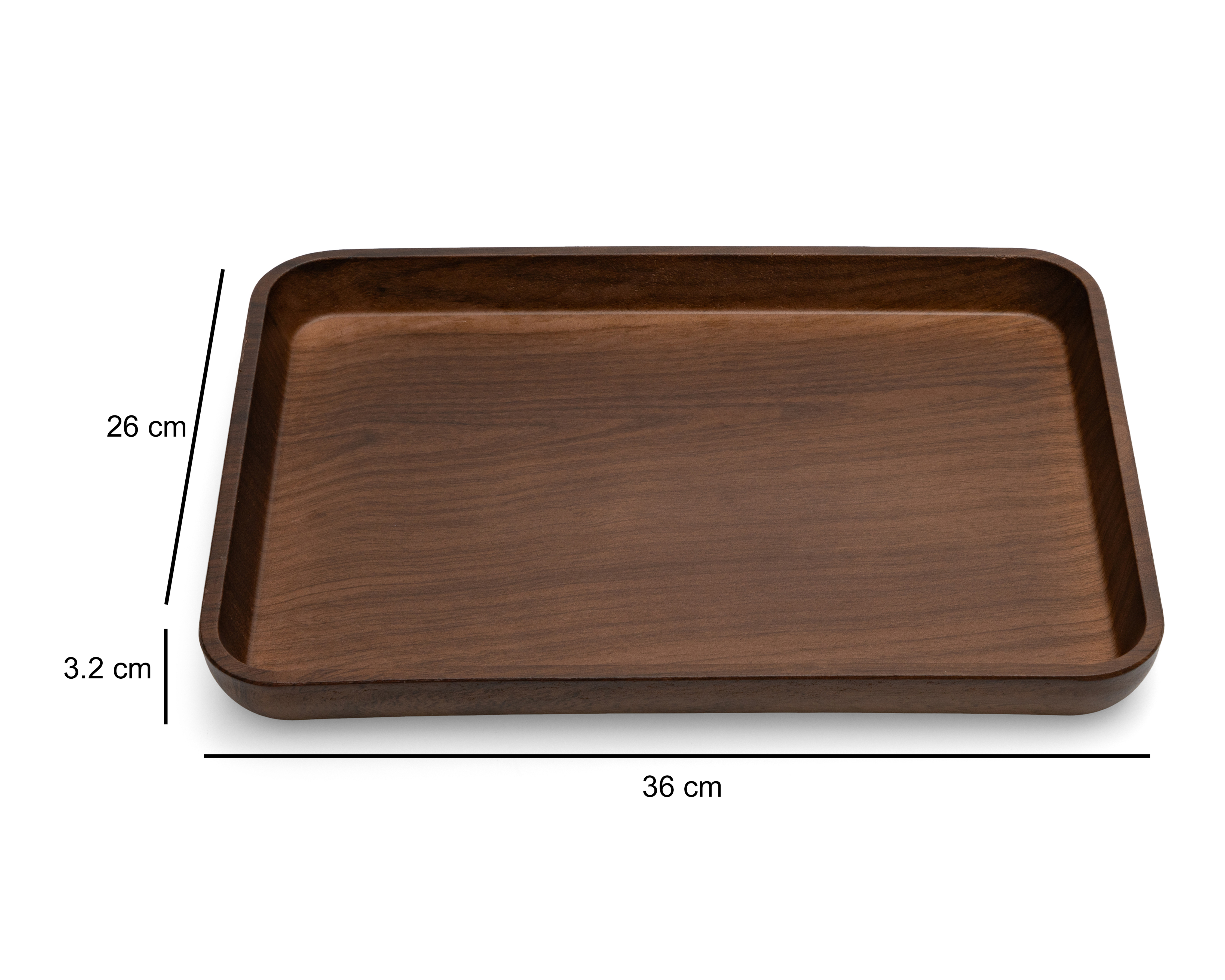 Foto 6 pulgar | Foto 5 | Charola Rectangular Frank de Madera Industrializada