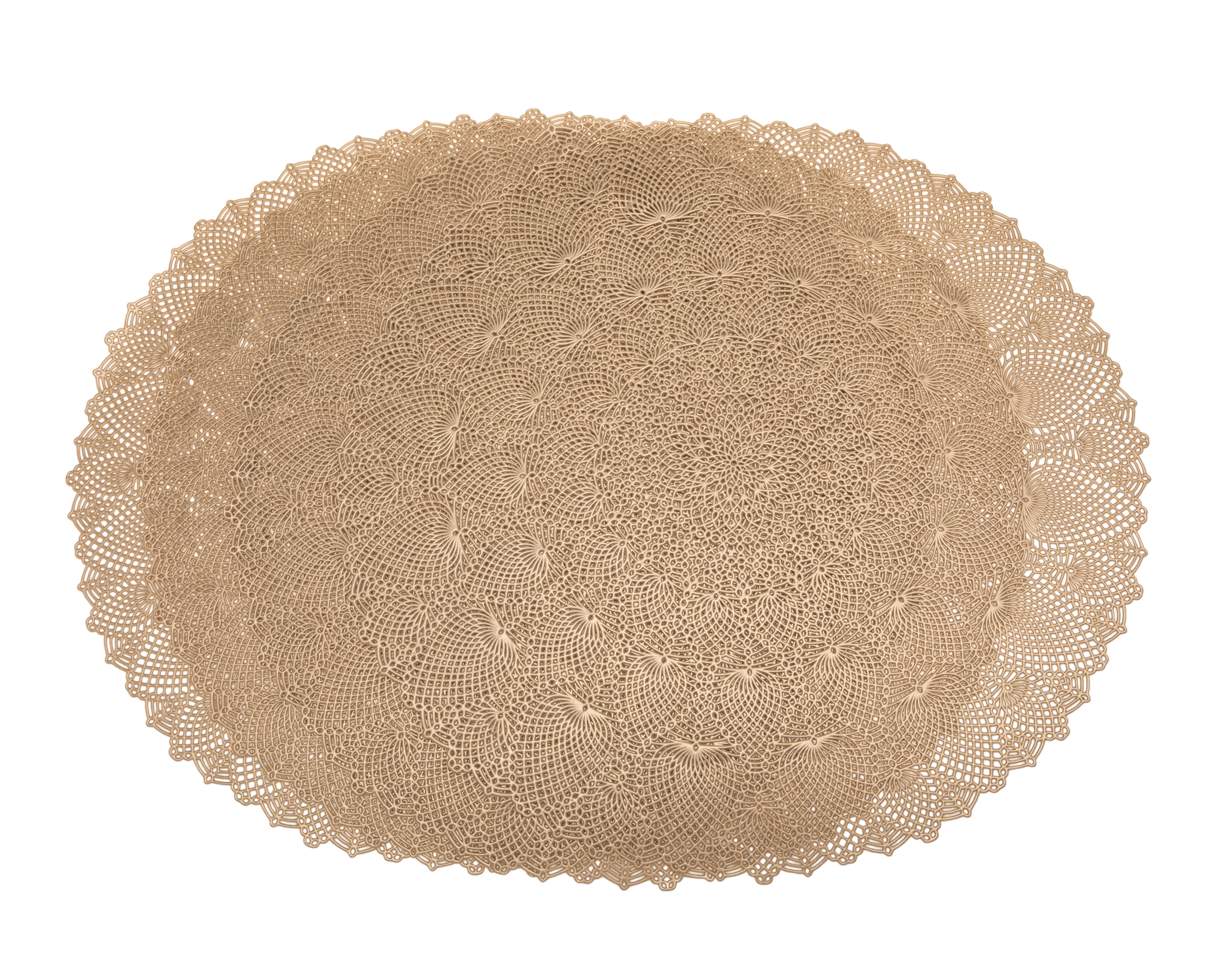 Foto 3 | Foto 3 | Mantel Individual Dorado Starhaus Mandala 4 Piezas