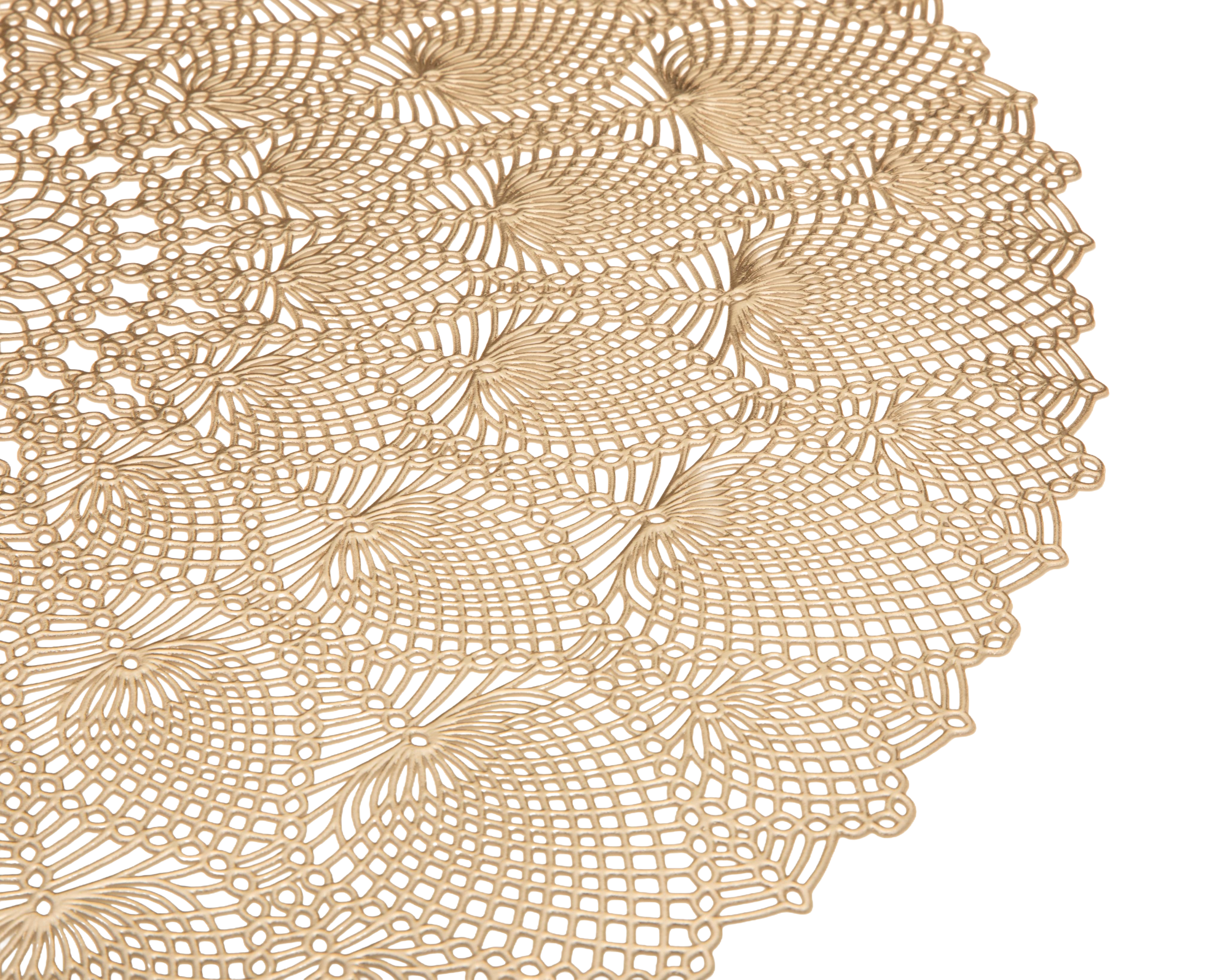 Foto 5 | Foto 5 | Mantel Individual Dorado Starhaus Mandala 4 Piezas