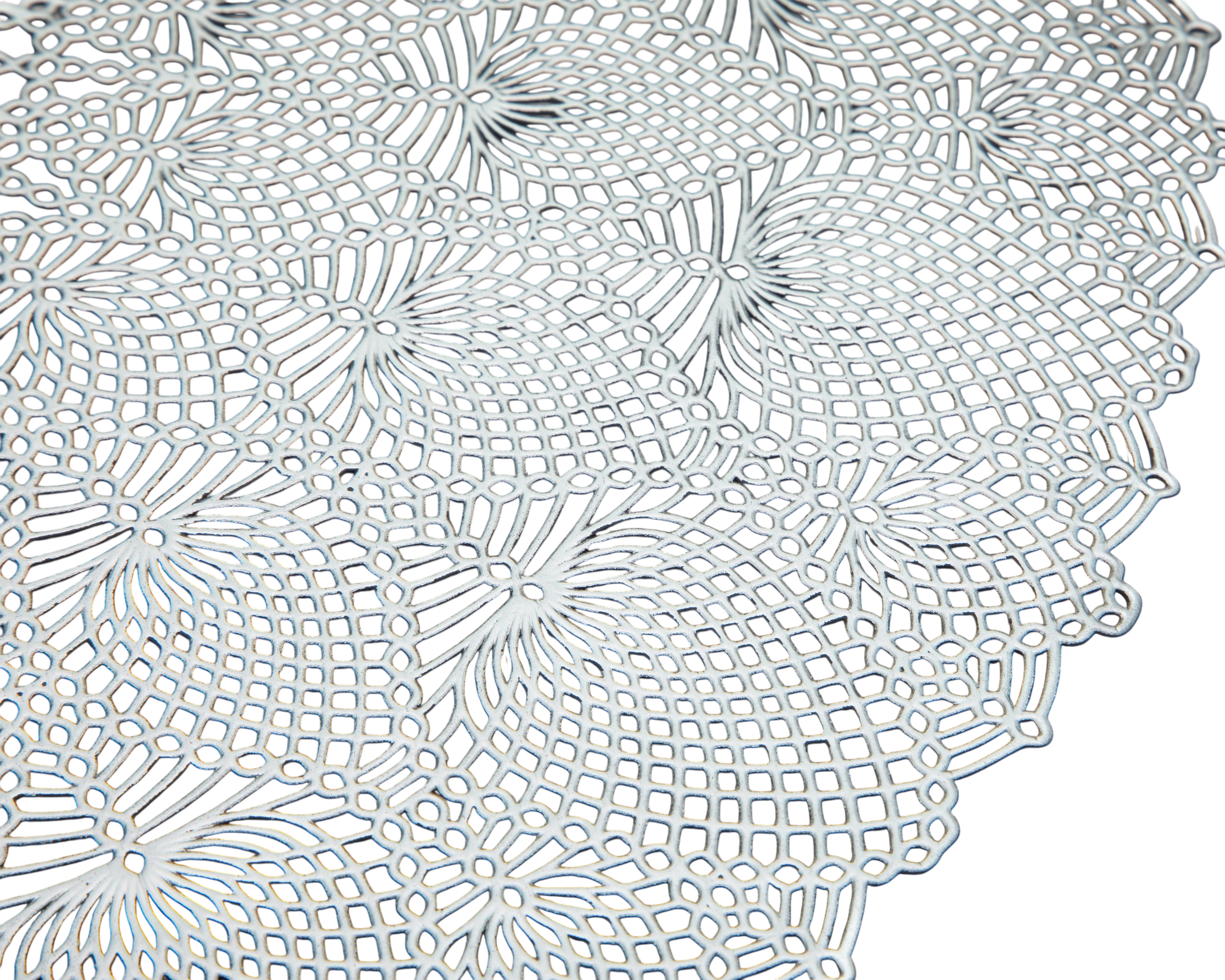 Foto 5 | Foto 5 | Mantel Individual Plateado Starhaus Mandala 4 Piezas