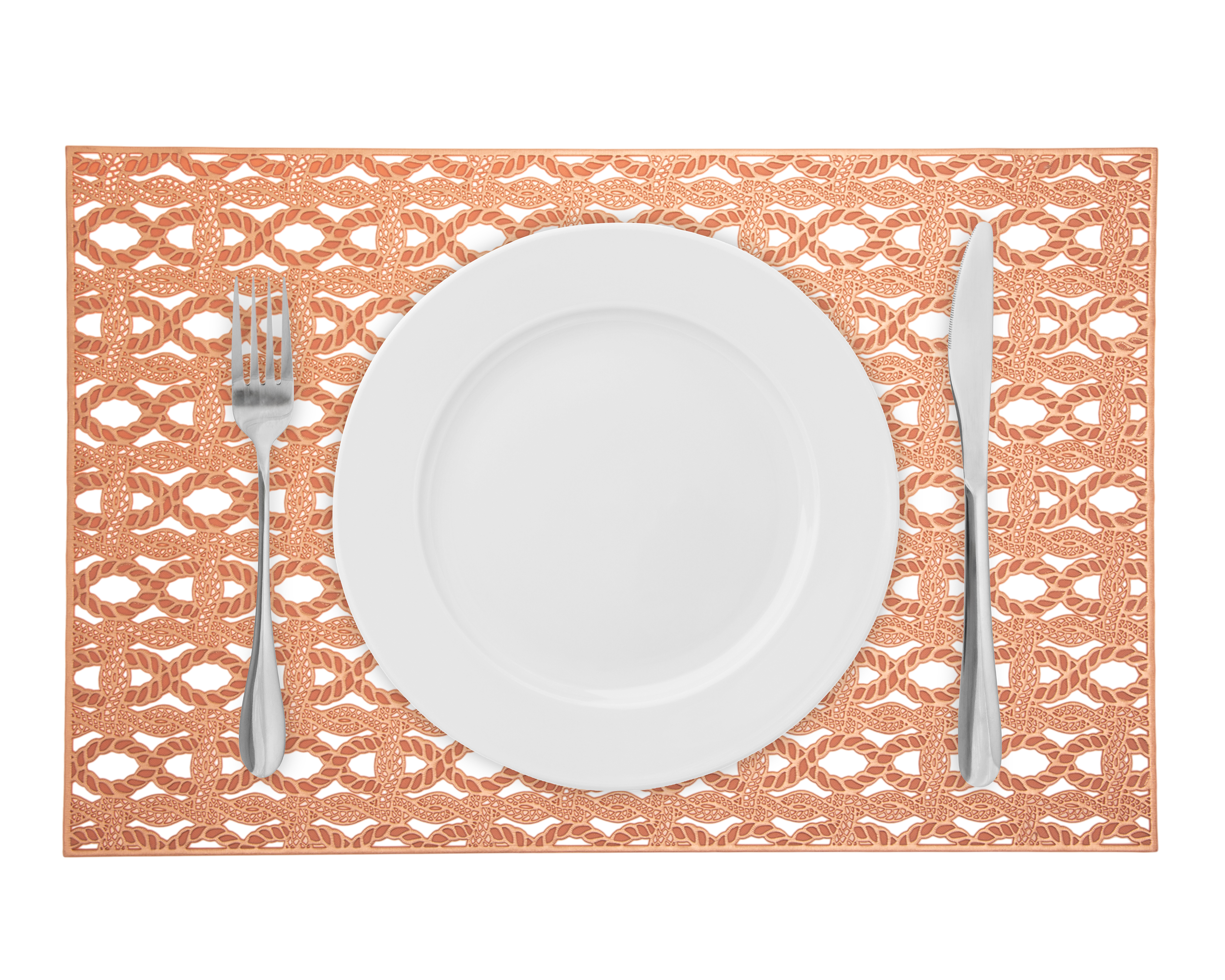 Foto 3 pulgar | Foto 2 | Mantel Individual Rose Gold Marinera 4 Piezas