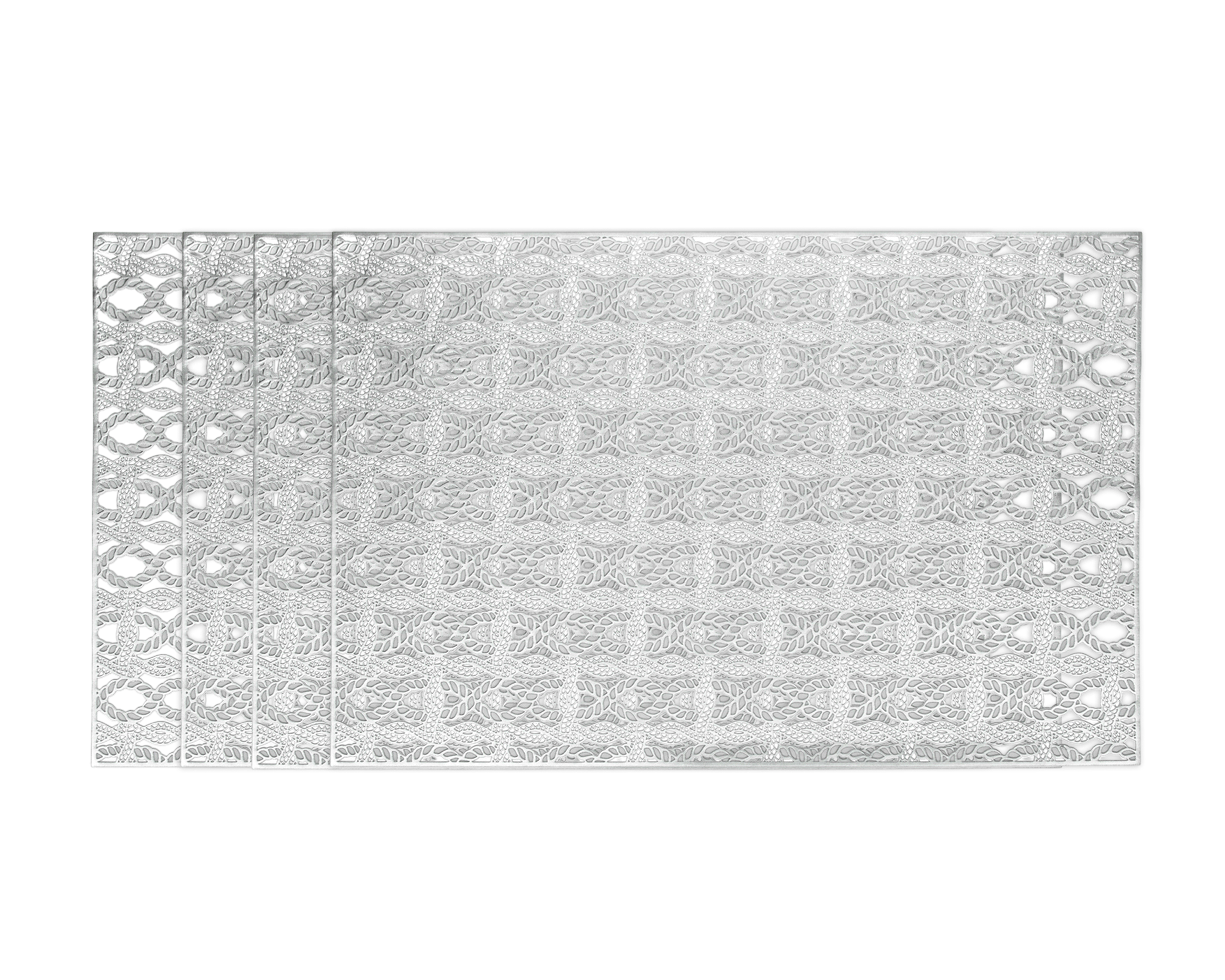 Foto 3 | Foto 3 | Mantel para Mesa Plateado Starhaus Marinero Silver 45 x 30 cm