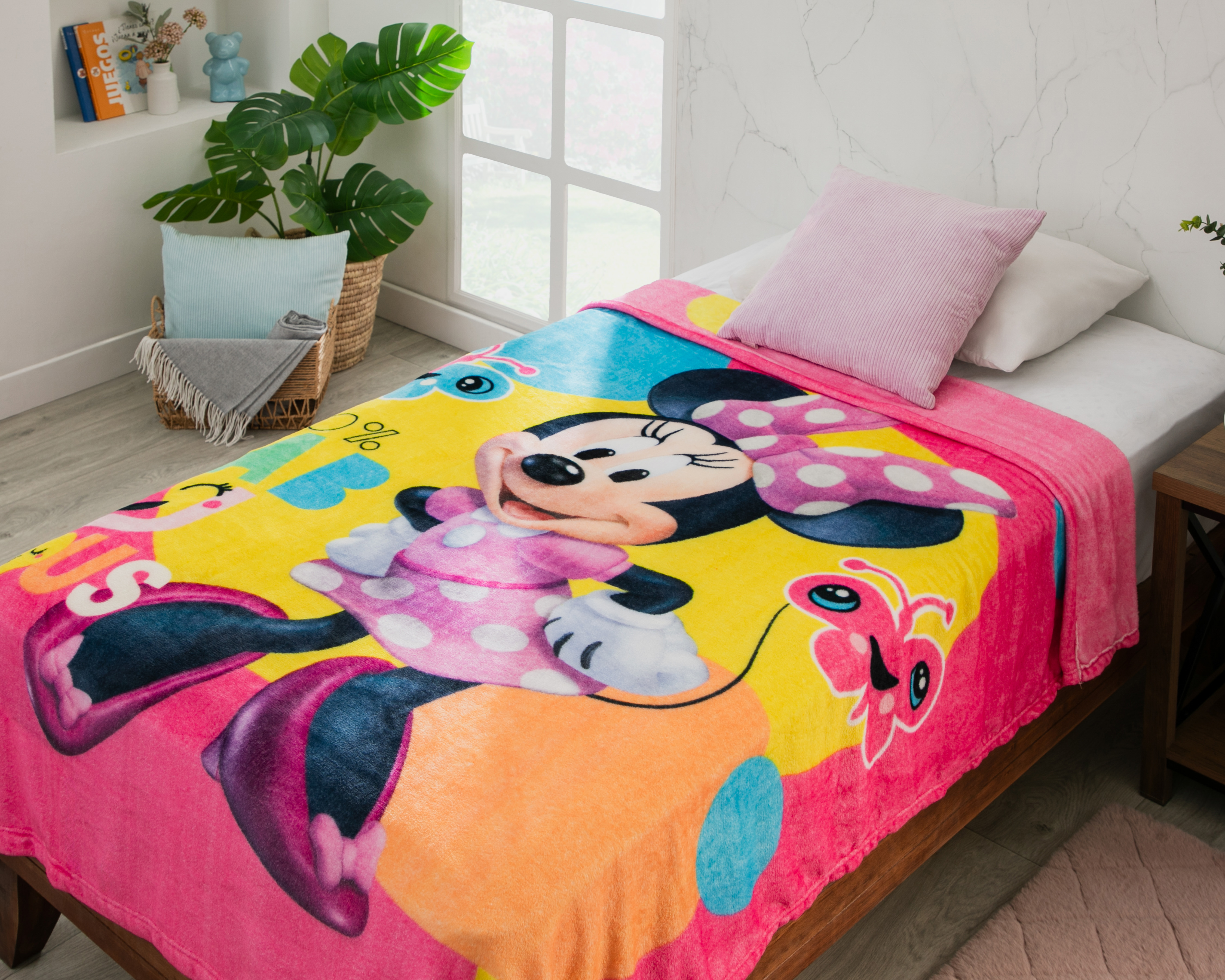 Cobertor Individual Providencia Minnie Mouse Multicolor