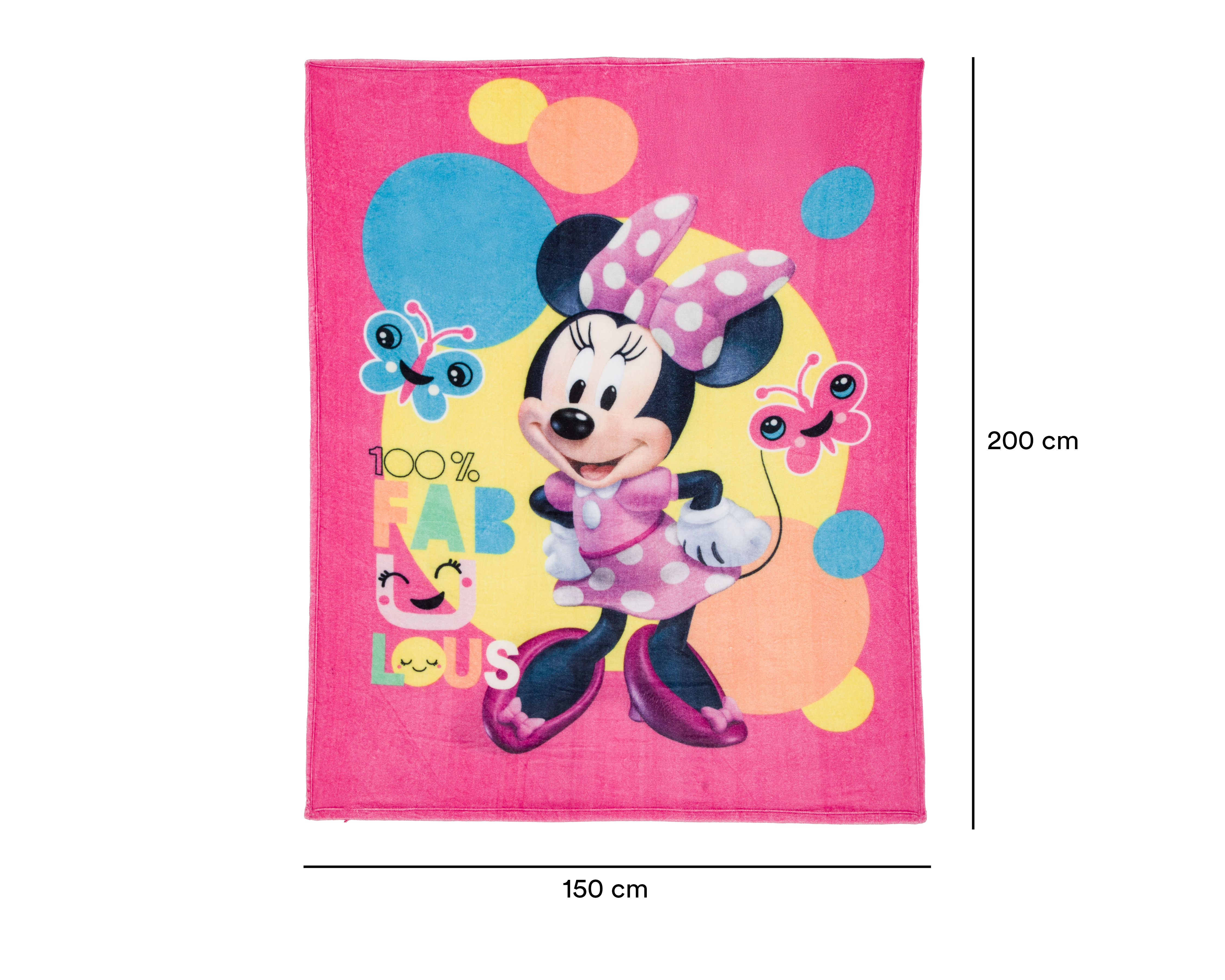 Foto 6 pulgar | Foto 5 | Cobertor Individual Providencia Minnie Mouse Multicolor