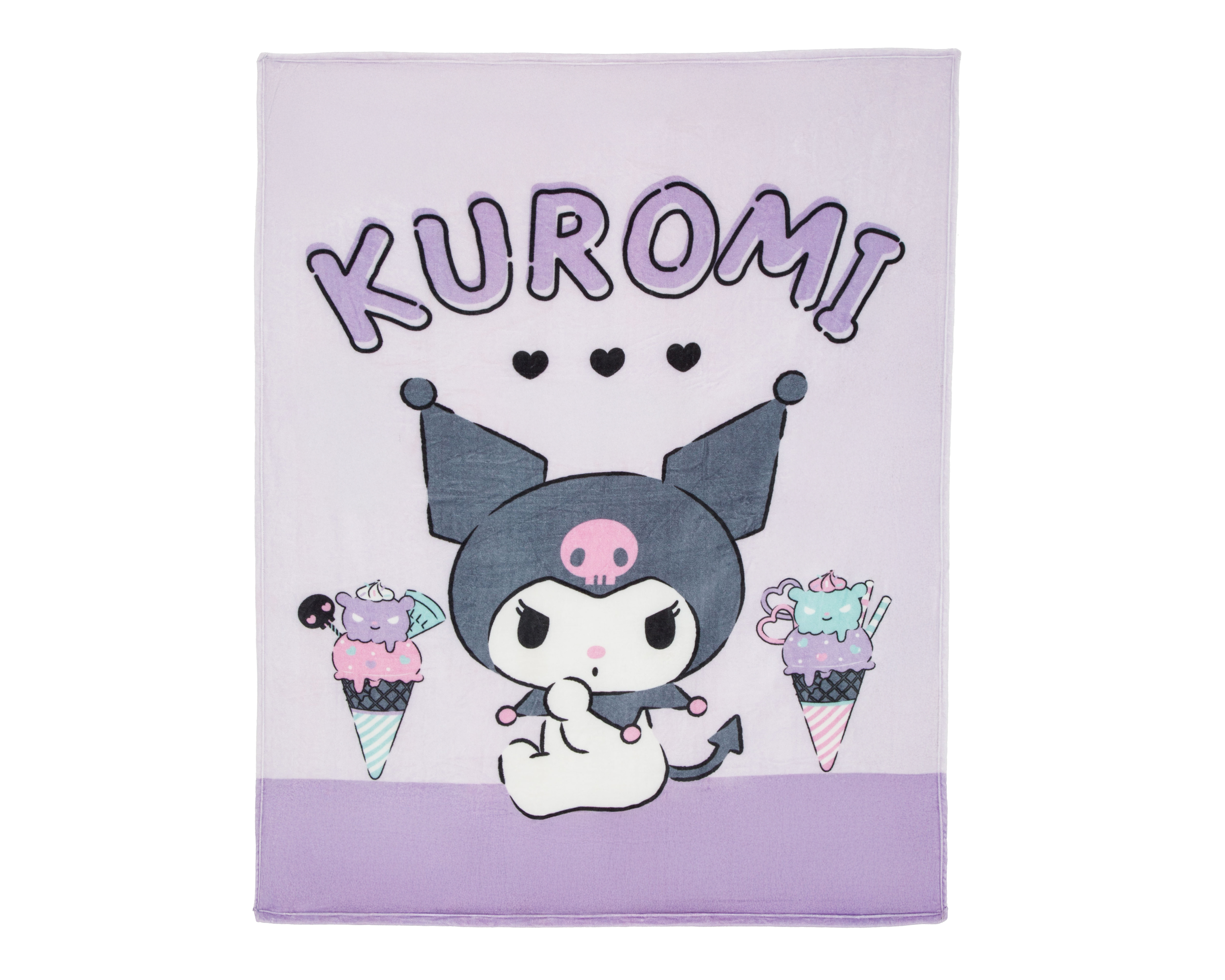 Foto 3 pulgar | Foto 2 | Cobertor Individual Providencia Kuromi Estampado