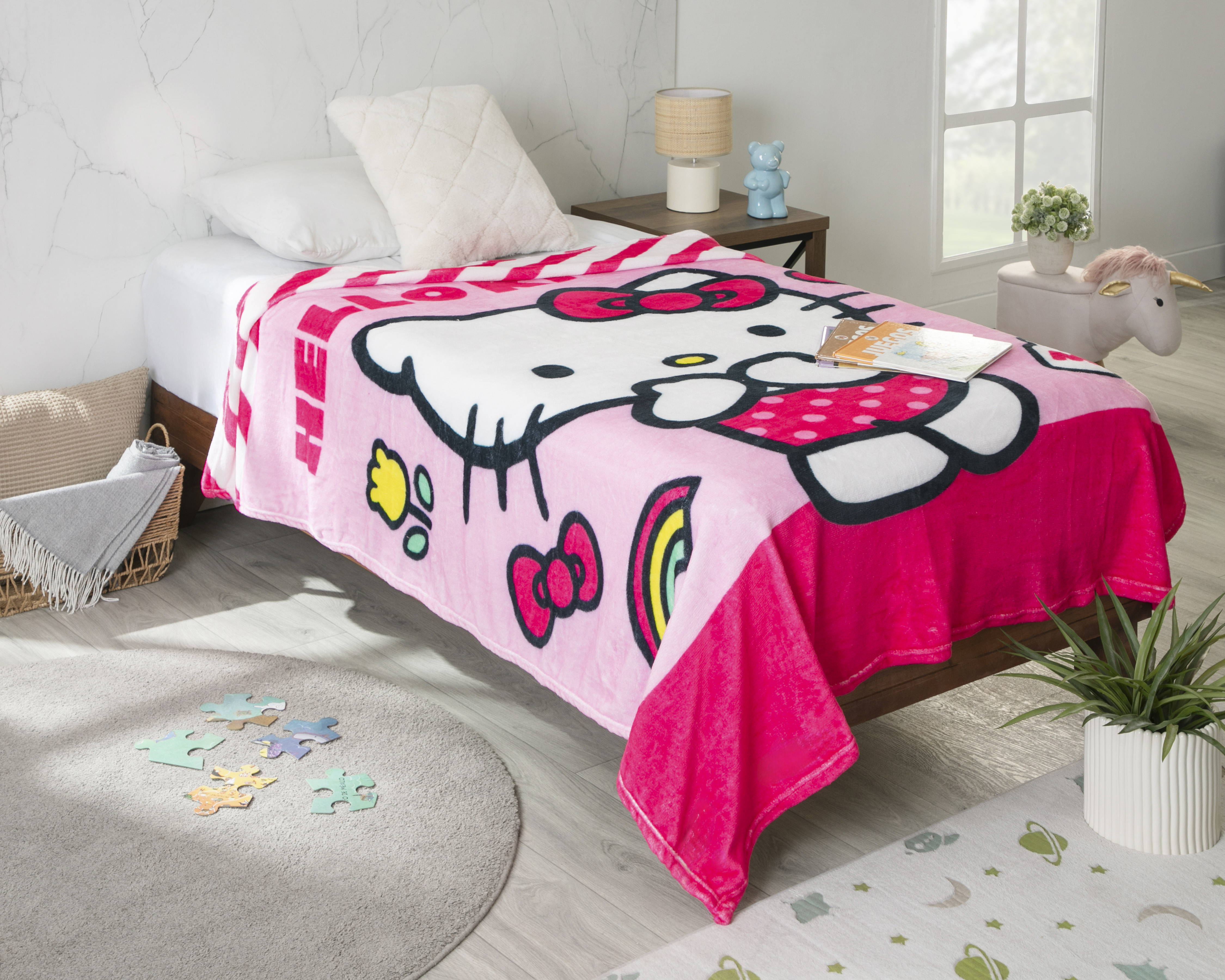 Cobertor Individual Providencia Hello Kitty Estampado