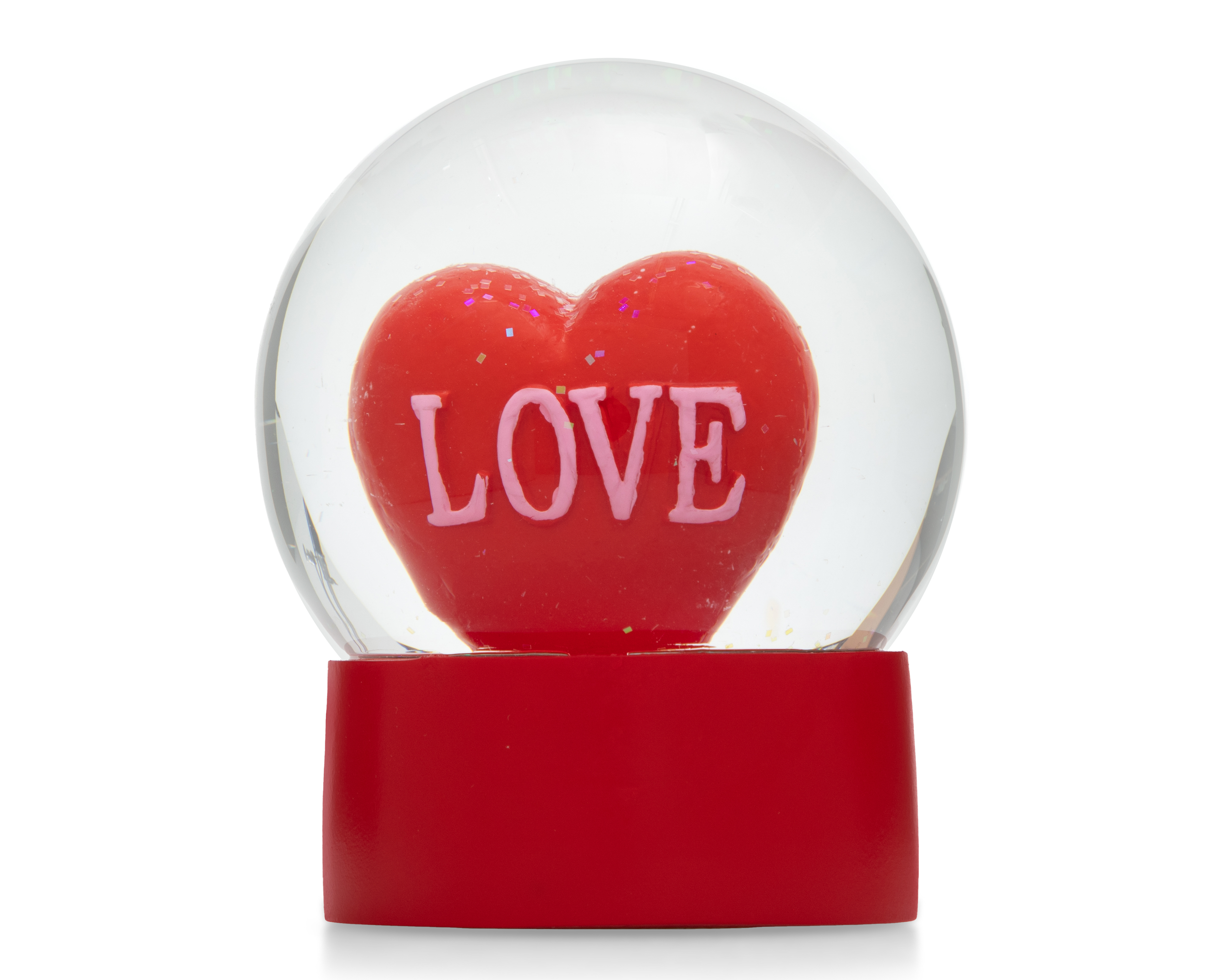 Foto 4 pulgar | Foto 3 | Esfera de Agua Love de Vidrio